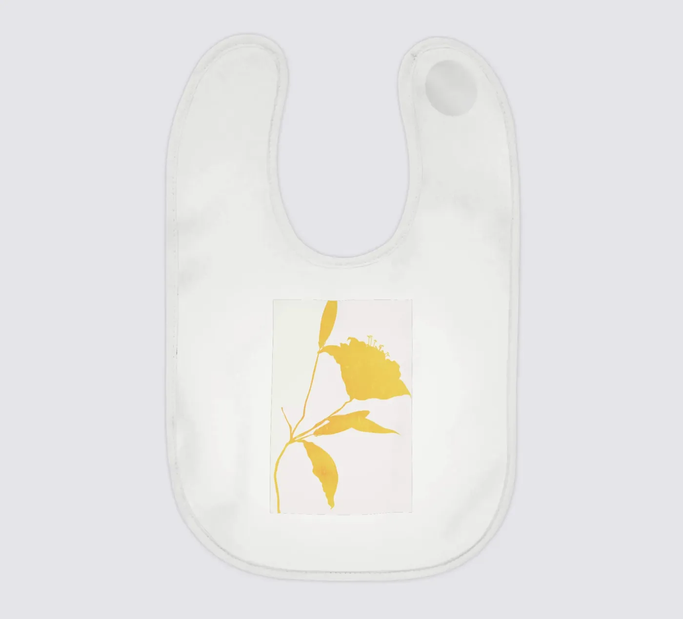 Sunflower baby bib by Kubistika