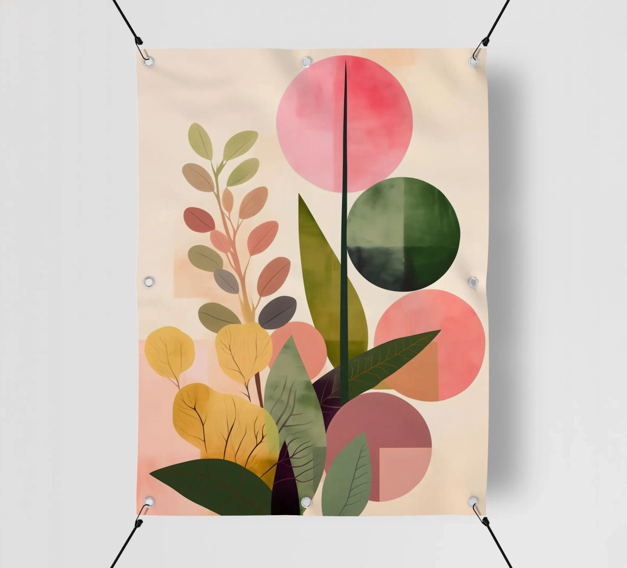 Abstract Botanical telo in pvc da Gypsy Galleria