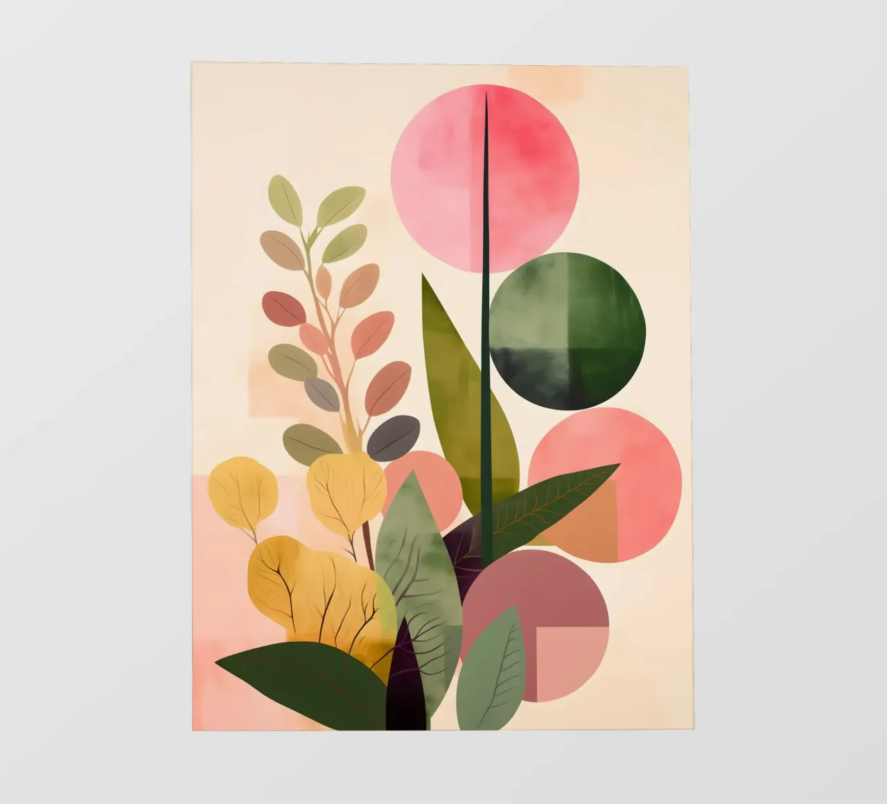 Abstract Botanical pvc cover by Gypsy Galleria