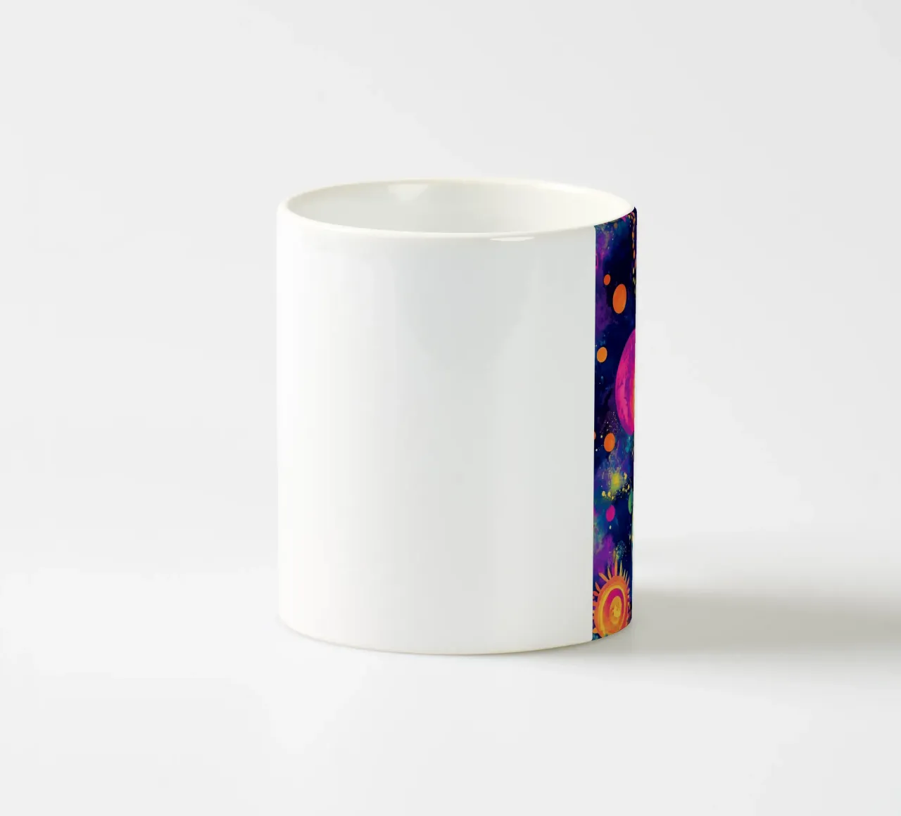 Cosmo spazio e pianeti 1 tazza in ceramica da Justyna Jaszke JBJart