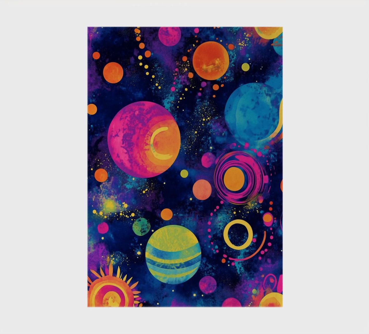 Cosmos space and planets 1 notebook by Justyna Jaszke JBJart