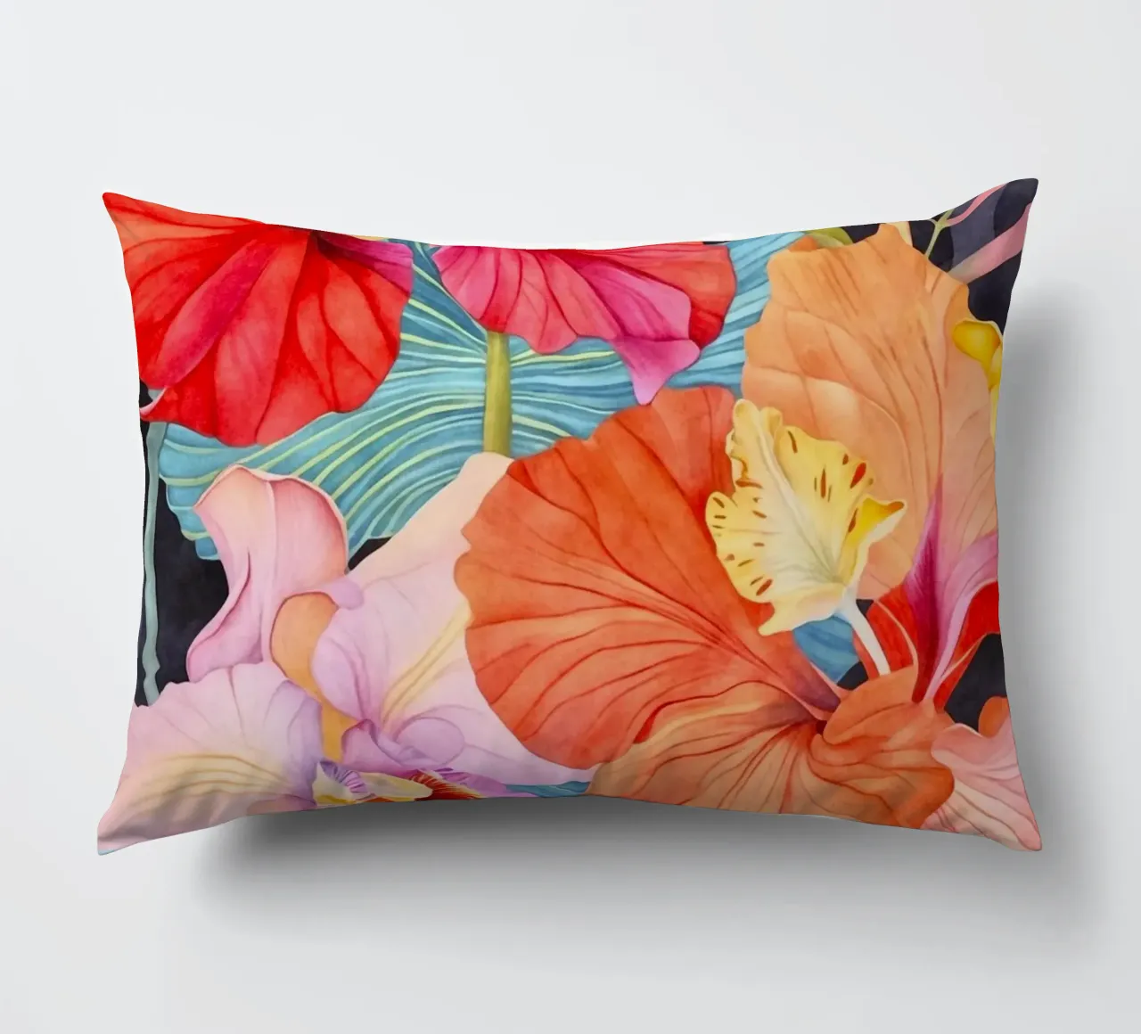 Arazzo tropicale Jungle Vibes cuscino da Andrea Haase Floral Passion