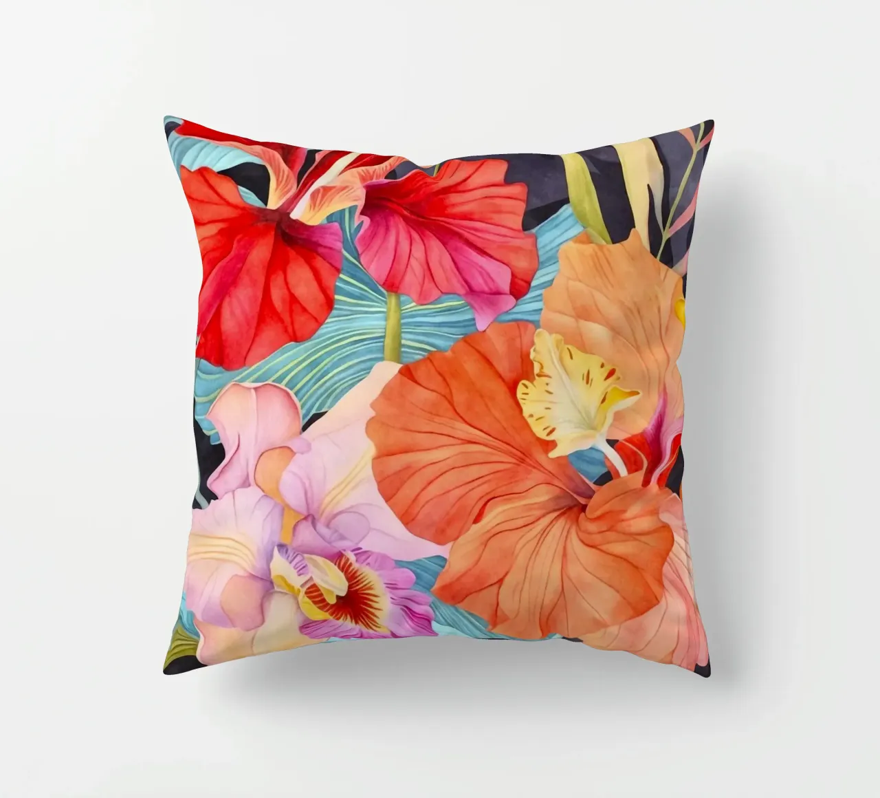 Arazzo tropicale Jungle Vibes cuscino da Andrea Haase Floral Passion