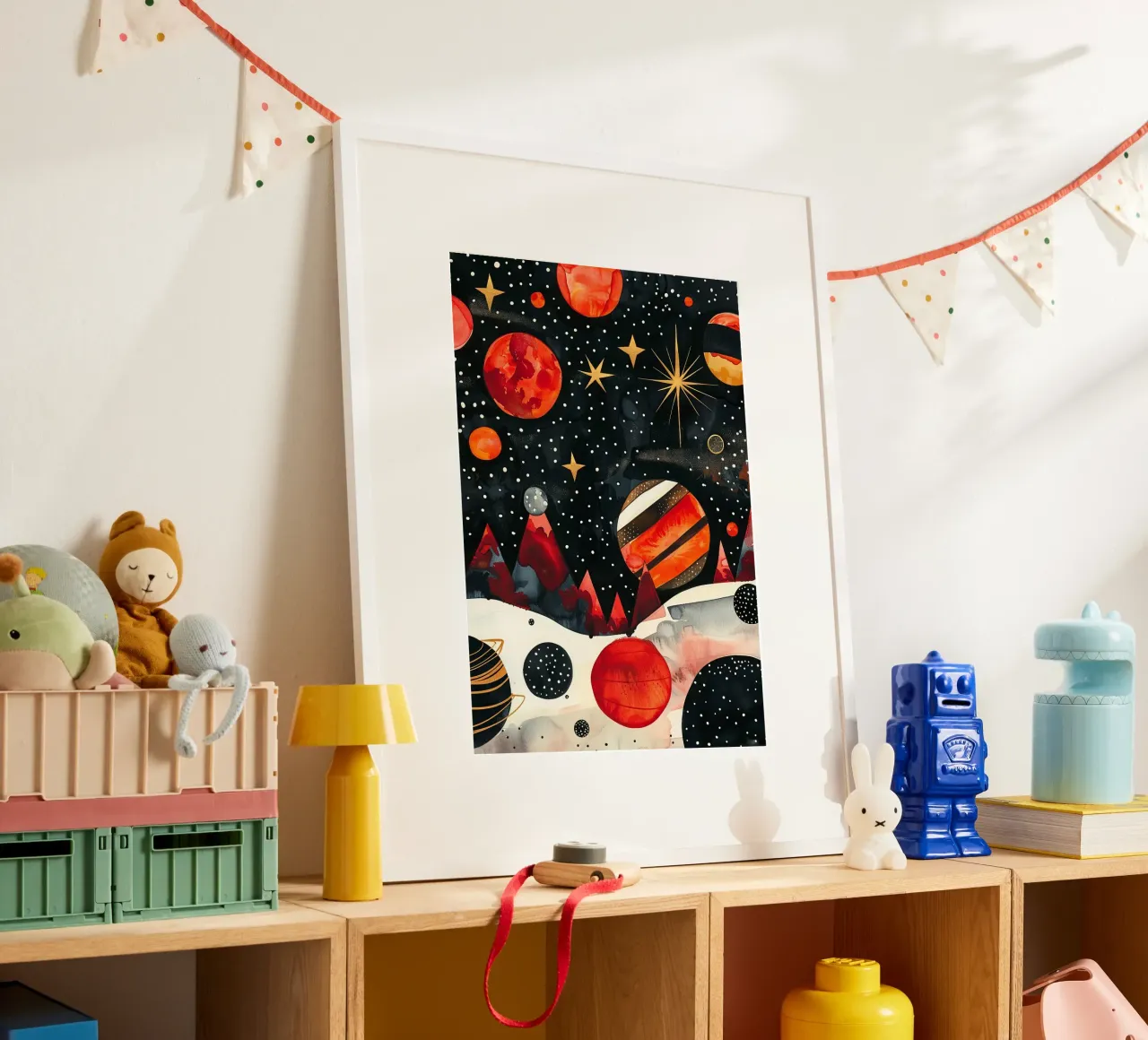 Cosmos space and planet 2 hahnemühle by Justyna Jaszke JBJart