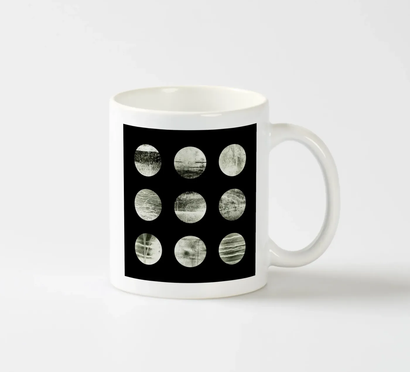 Moons ceramic mug by Elisabeth Fredriksson