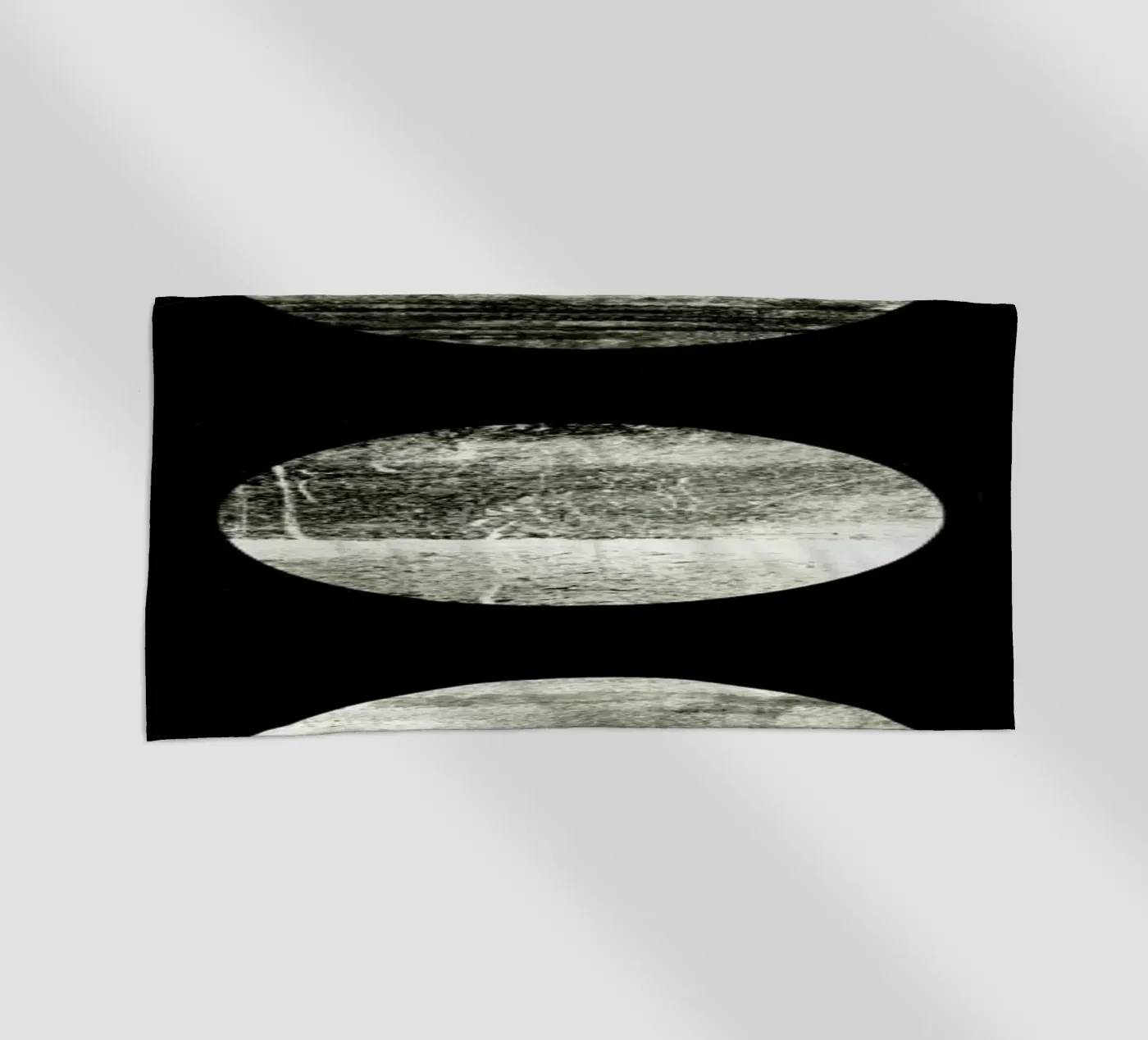 Moons beach towel by Elisabeth Fredriksson