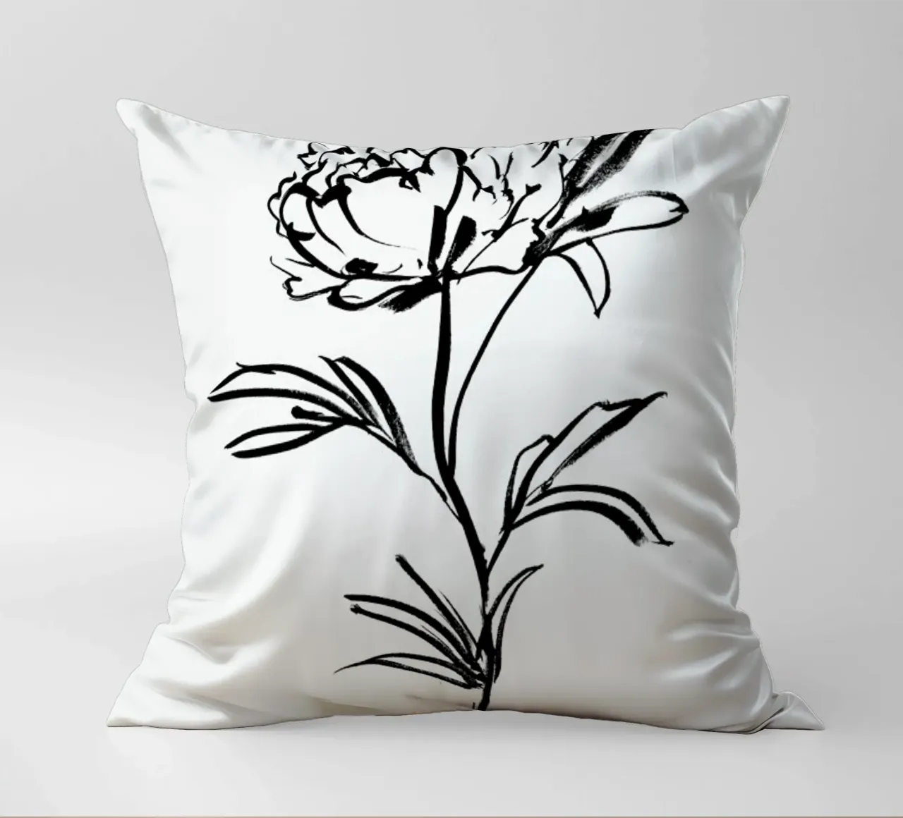 Simple Peony cuscino da Graphite