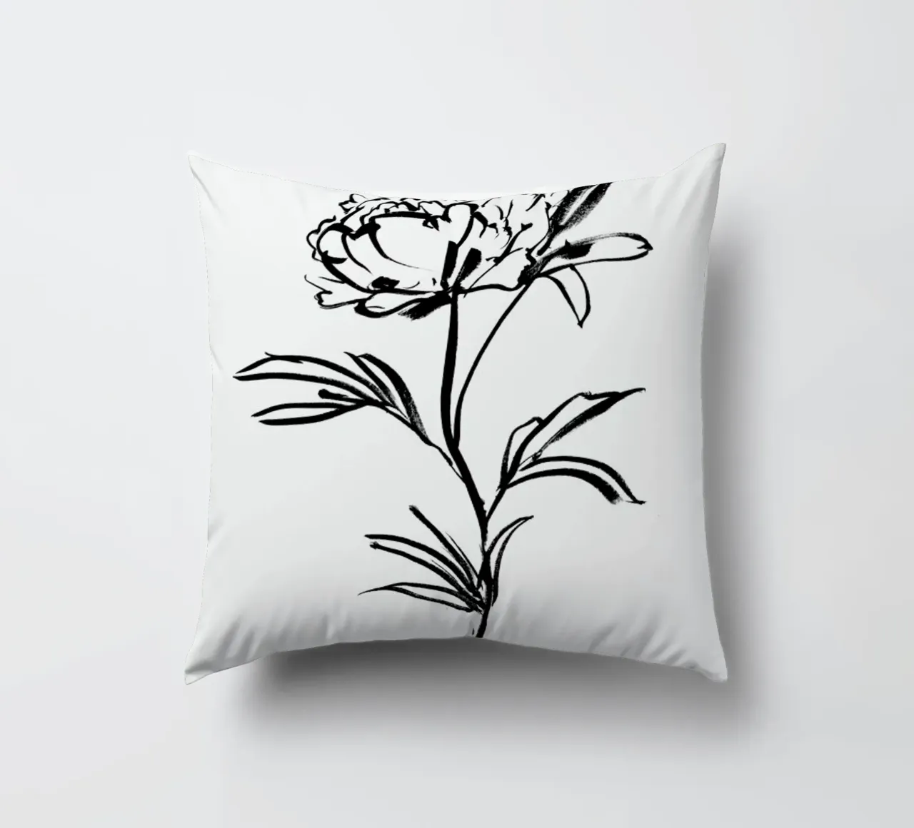 Simple Peony cuscino da Graphite