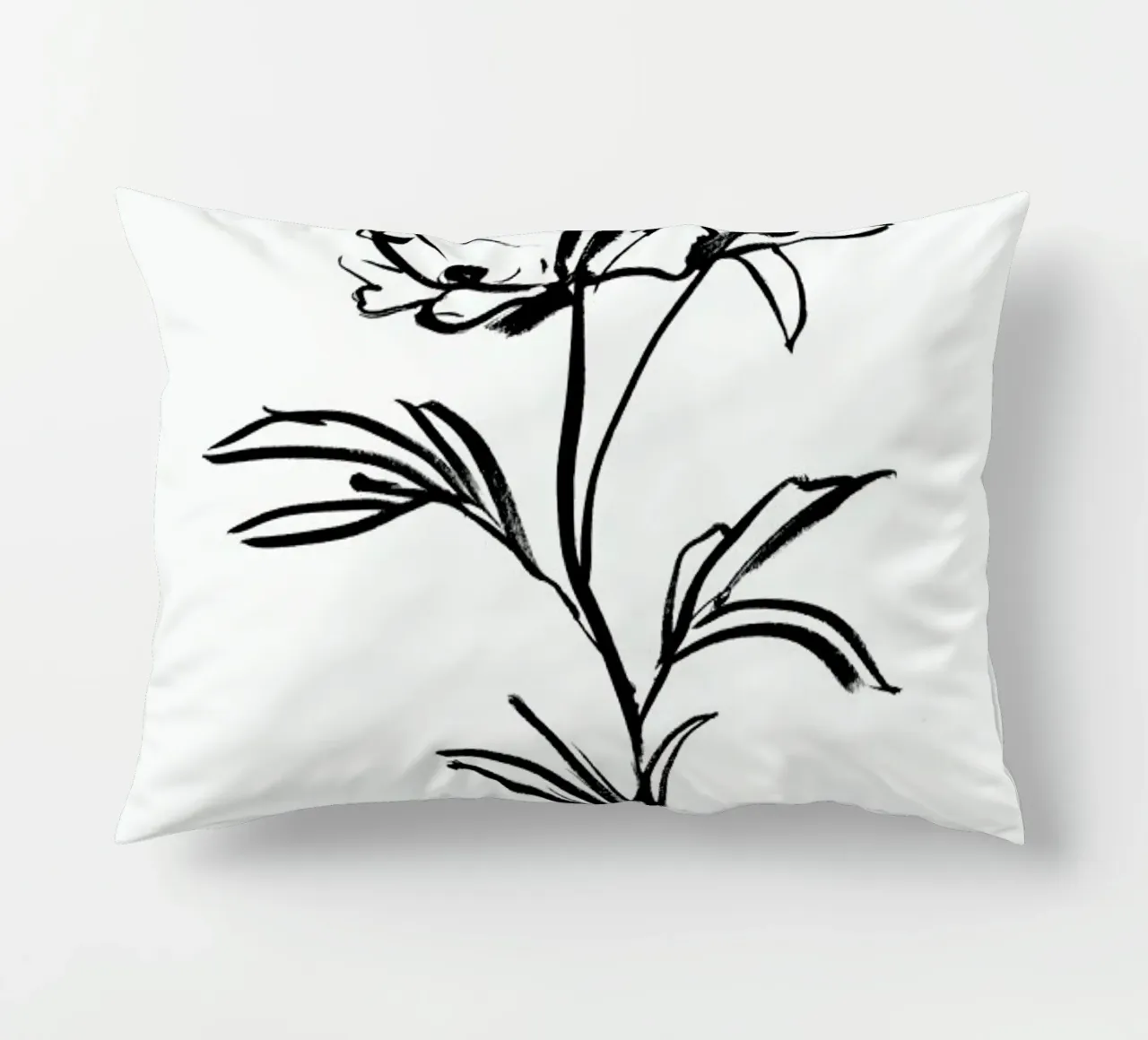 Simple Peony cuscino da Graphite