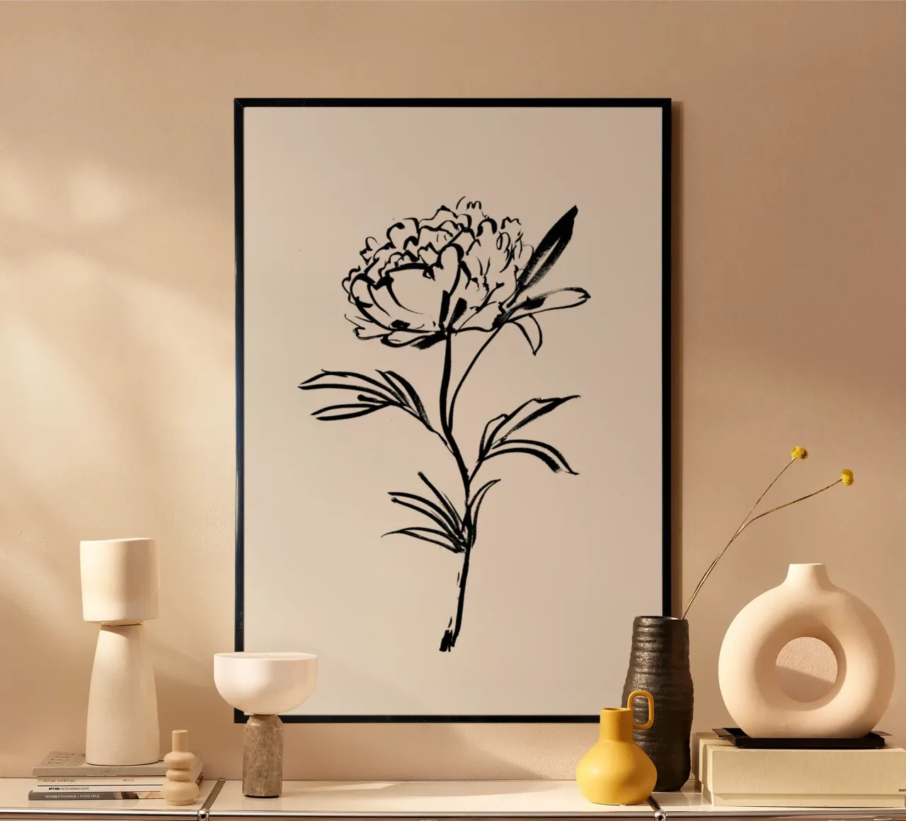 Simple Peony poster da Graphite