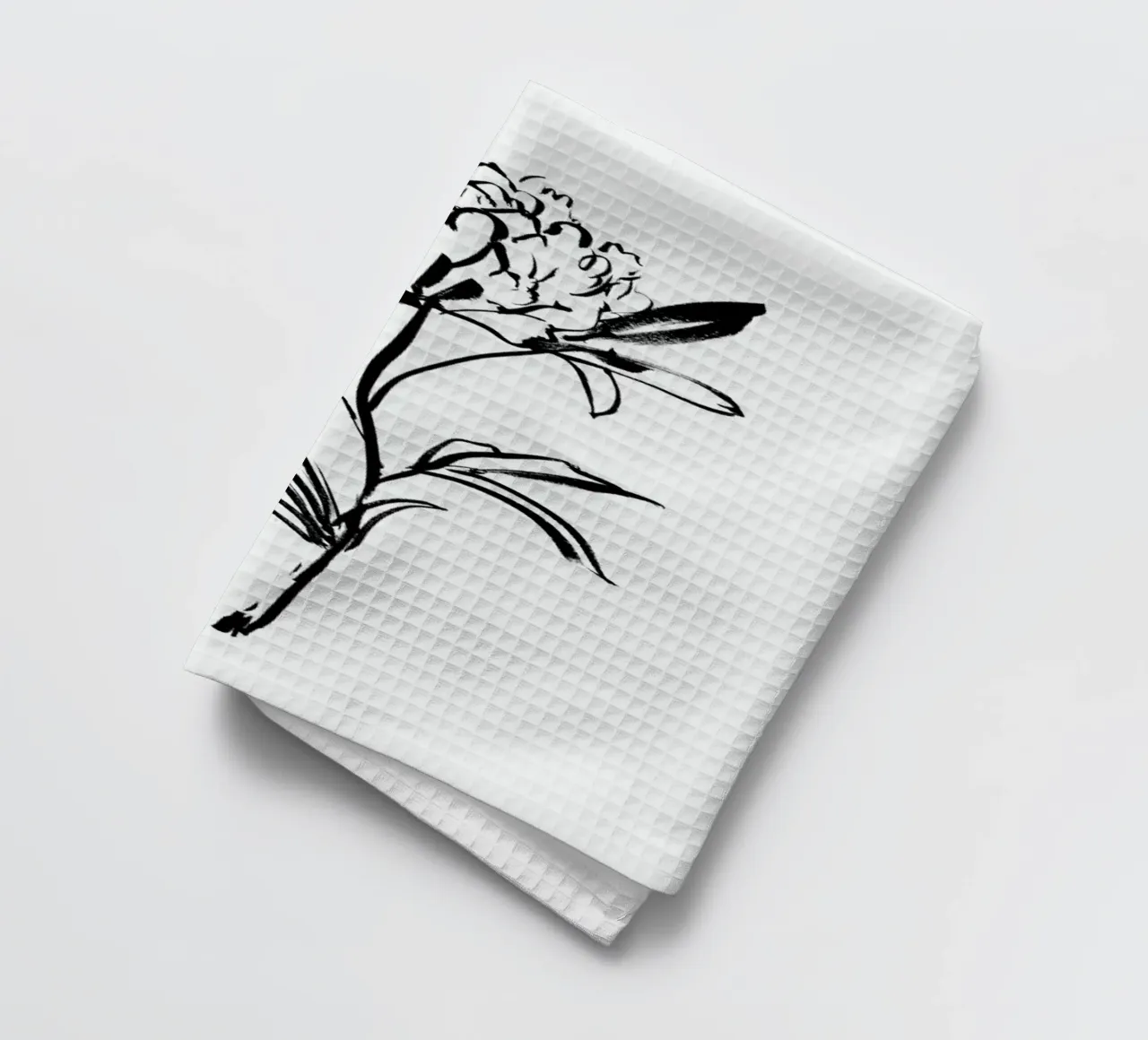 Simple Peony canovaccio da cucina da Graphite