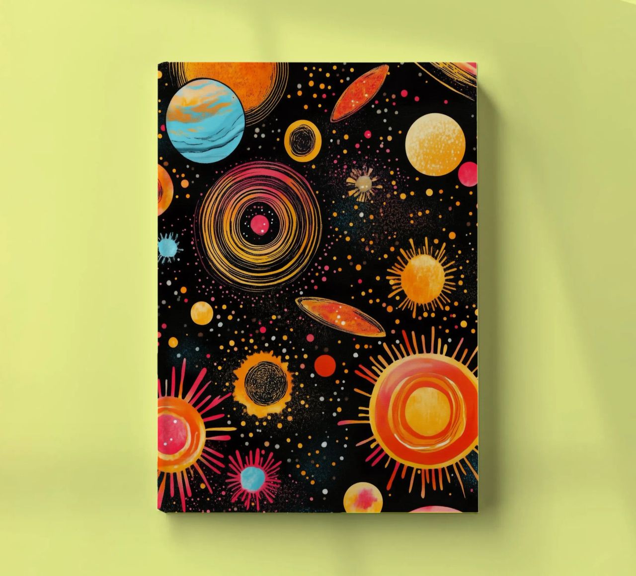 Cosmos space and planet 3 notebook by Justyna Jaszke JBJart