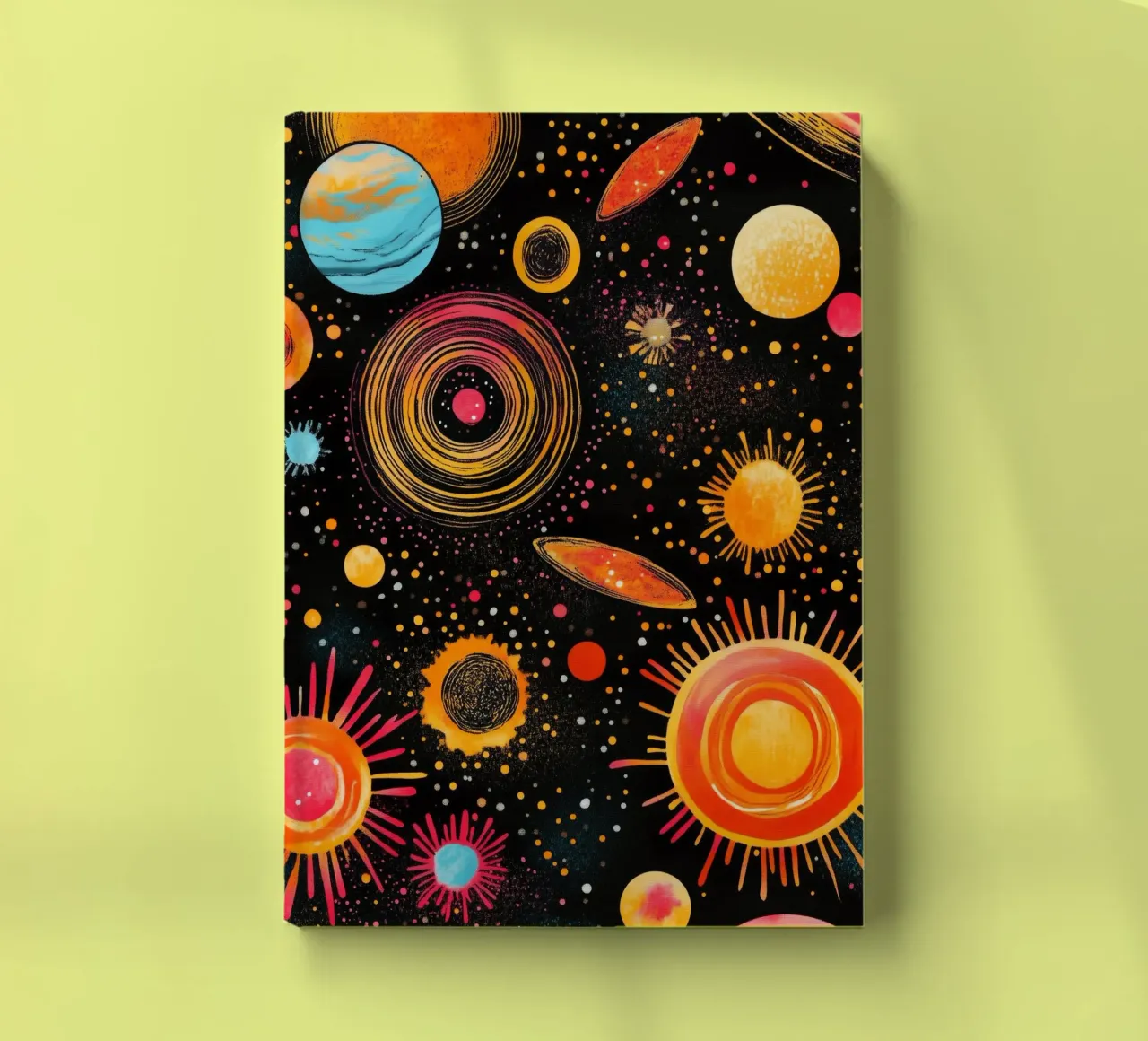 Cosmos space and planet 3 notebook by Justyna Jaszke JBJart