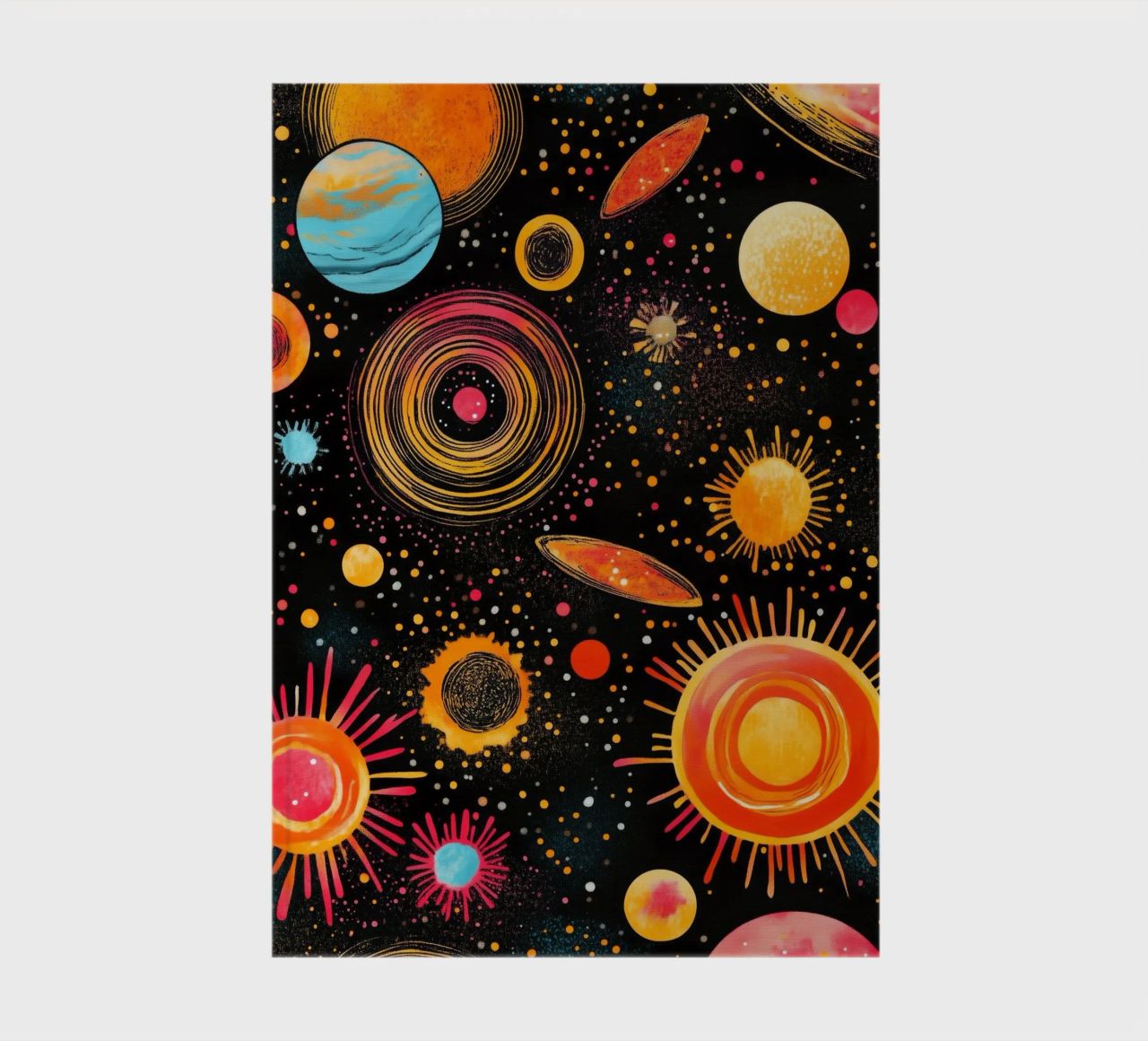 Cosmos space and planet 3 notebook by Justyna Jaszke JBJart