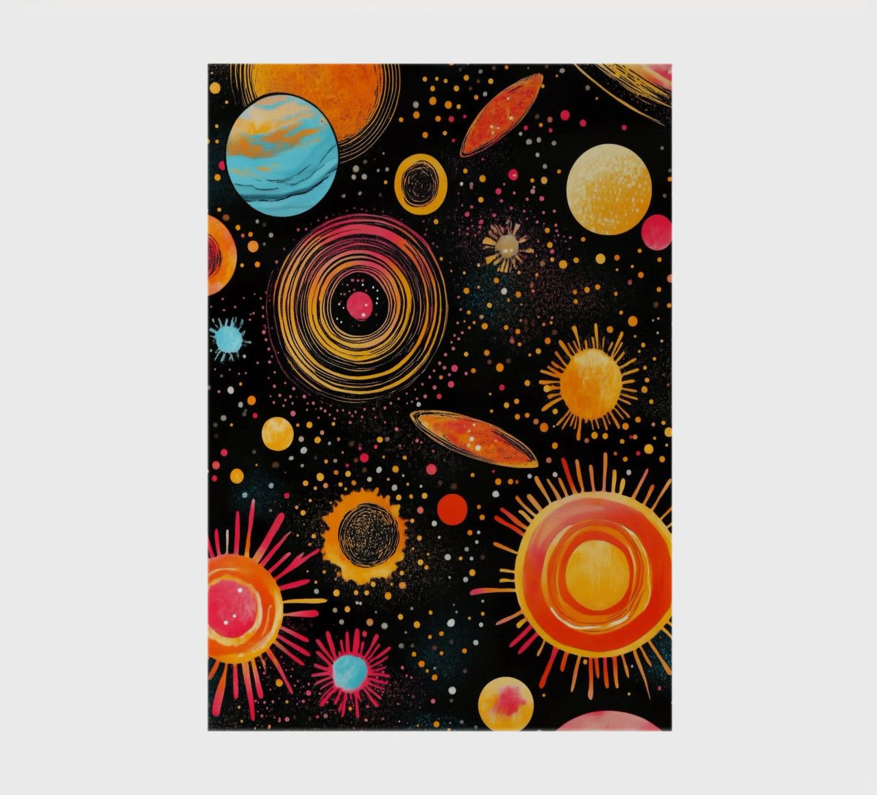 Cosmos space and planet 3 notebook by Justyna Jaszke JBJart
