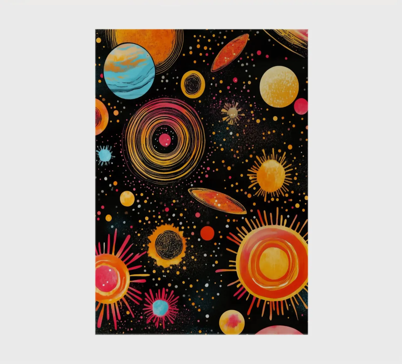 Cosmos space and planet 3 notebook by Justyna Jaszke JBJart