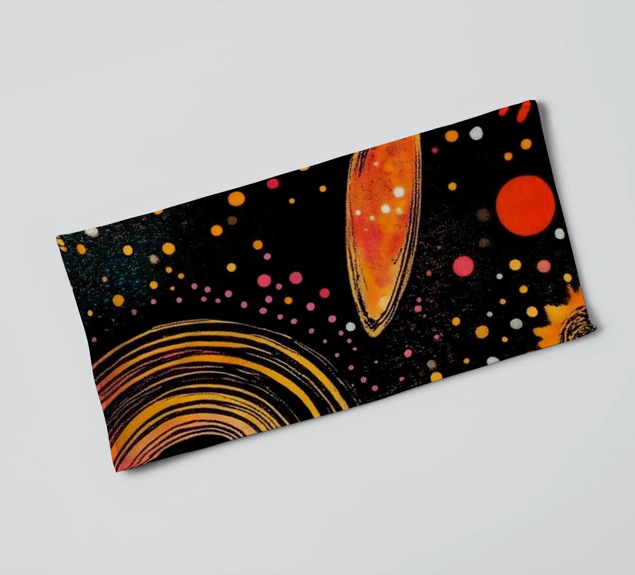 Cosmos space and planet 3 towel by Justyna Jaszke JBJart