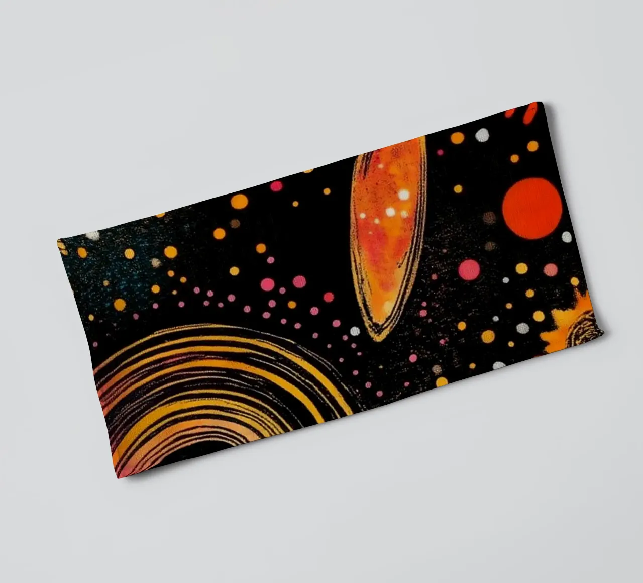 Kosmos Raum und Planet 3 Handtuch von Justyna Jaszke JBJart