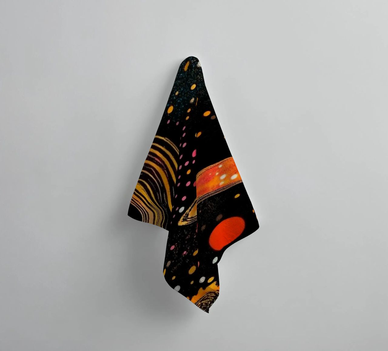 Cosmos space and planet 3 towel by Justyna Jaszke JBJart