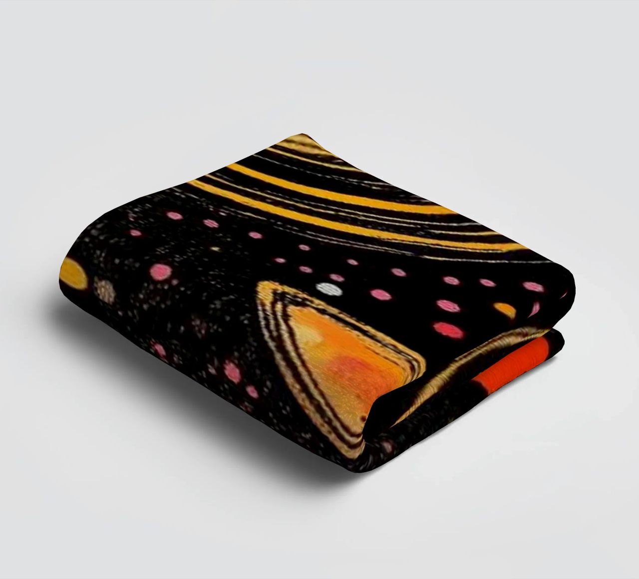 Cosmos space and planet 3 towel by Justyna Jaszke JBJart