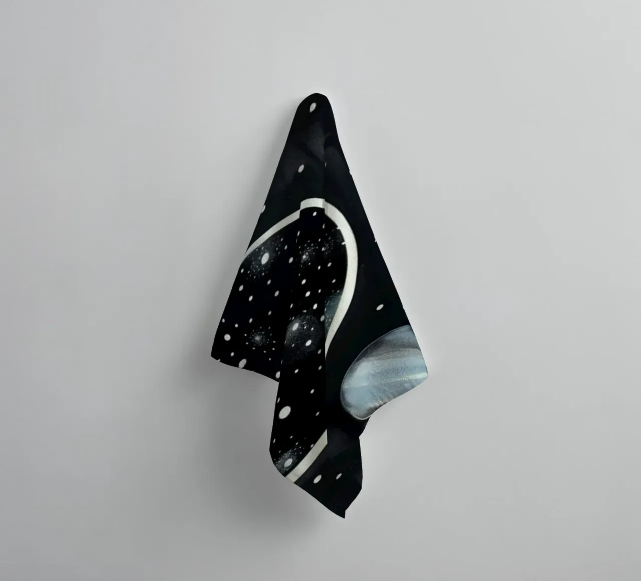 Cosmos space and planet 4 towel by Justyna Jaszke JBJart