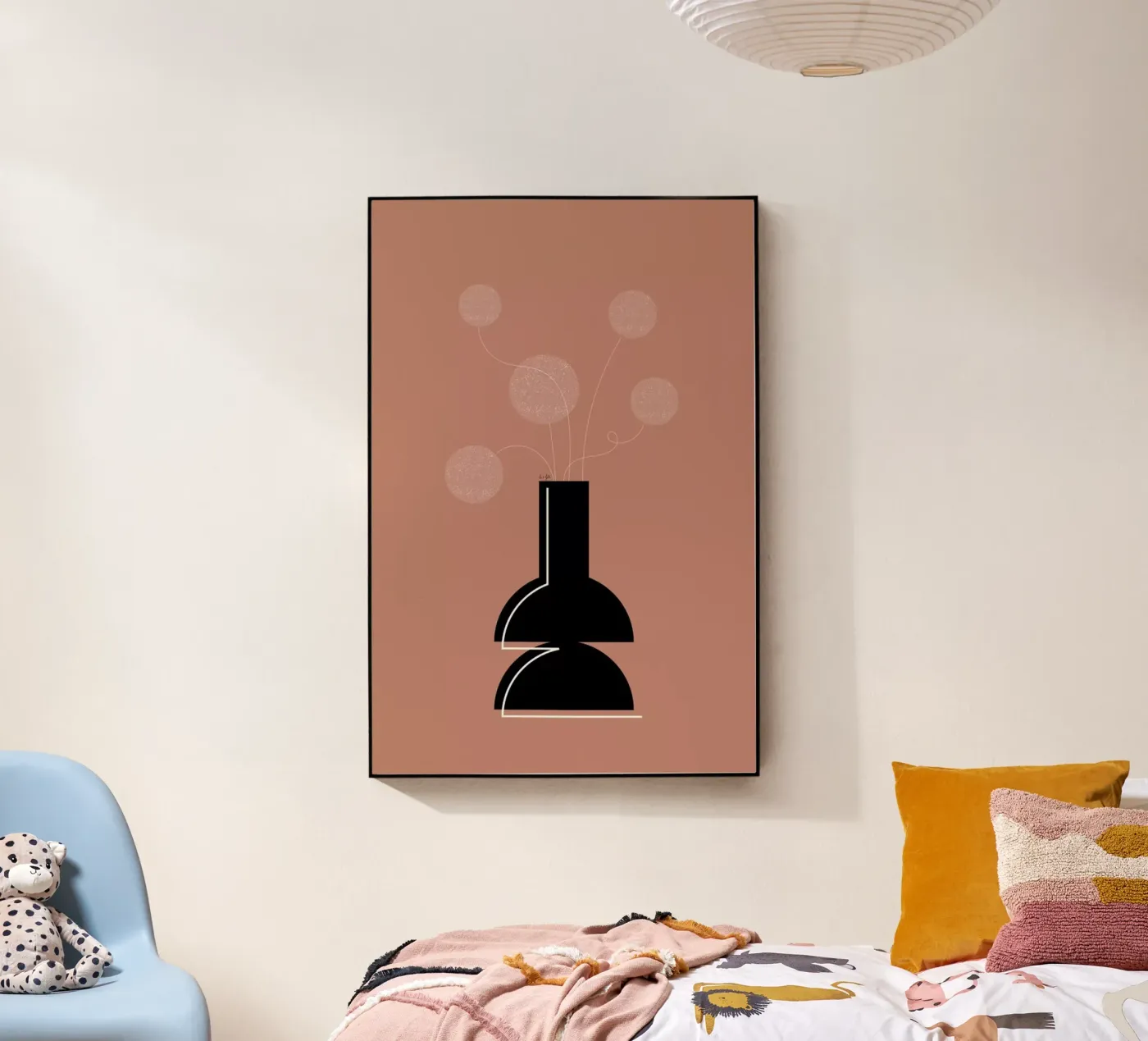 Dandelion Acryl-Glas von Linda Gobeta