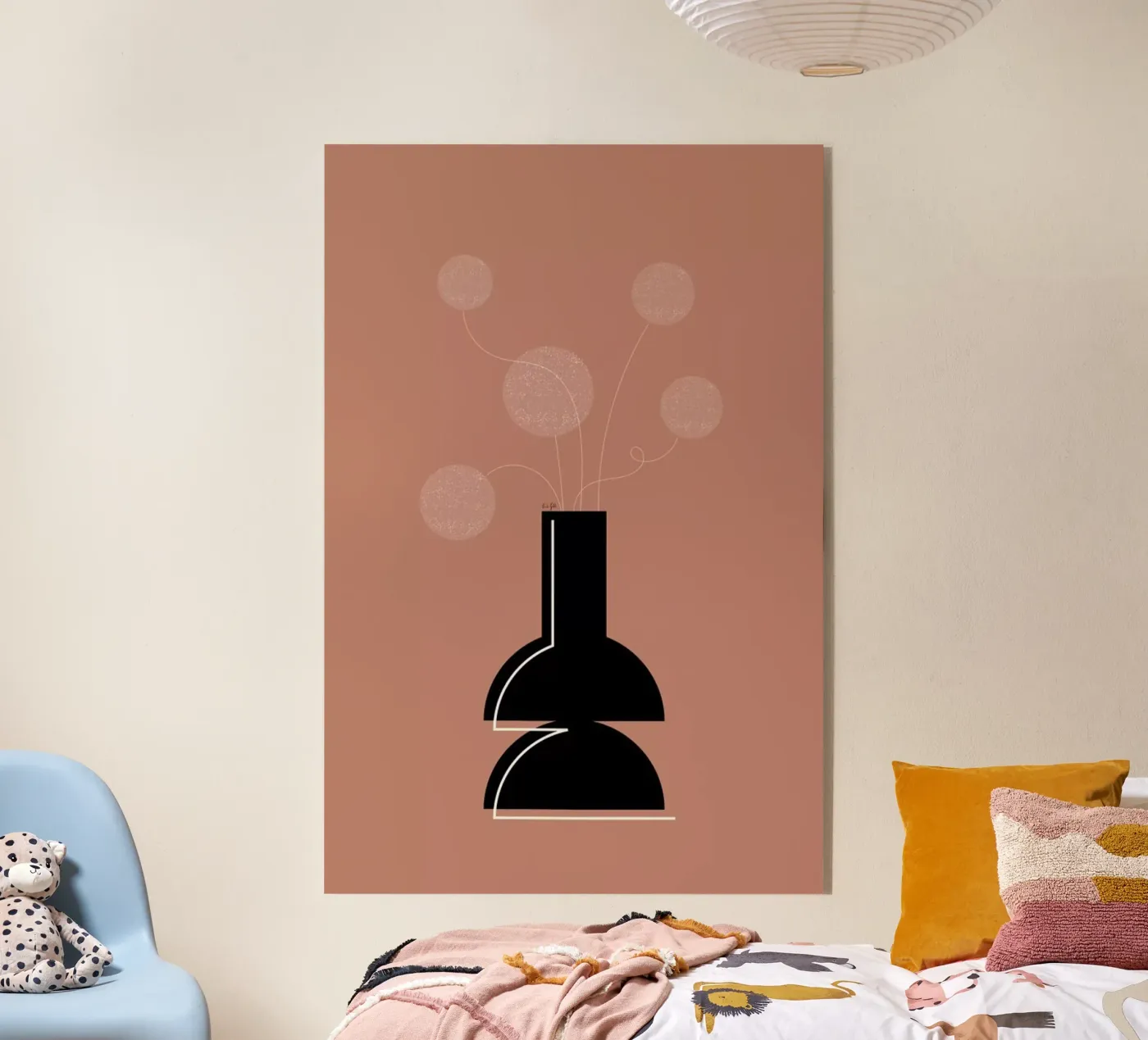 Dandelion Acryl-Glas von Linda Gobeta