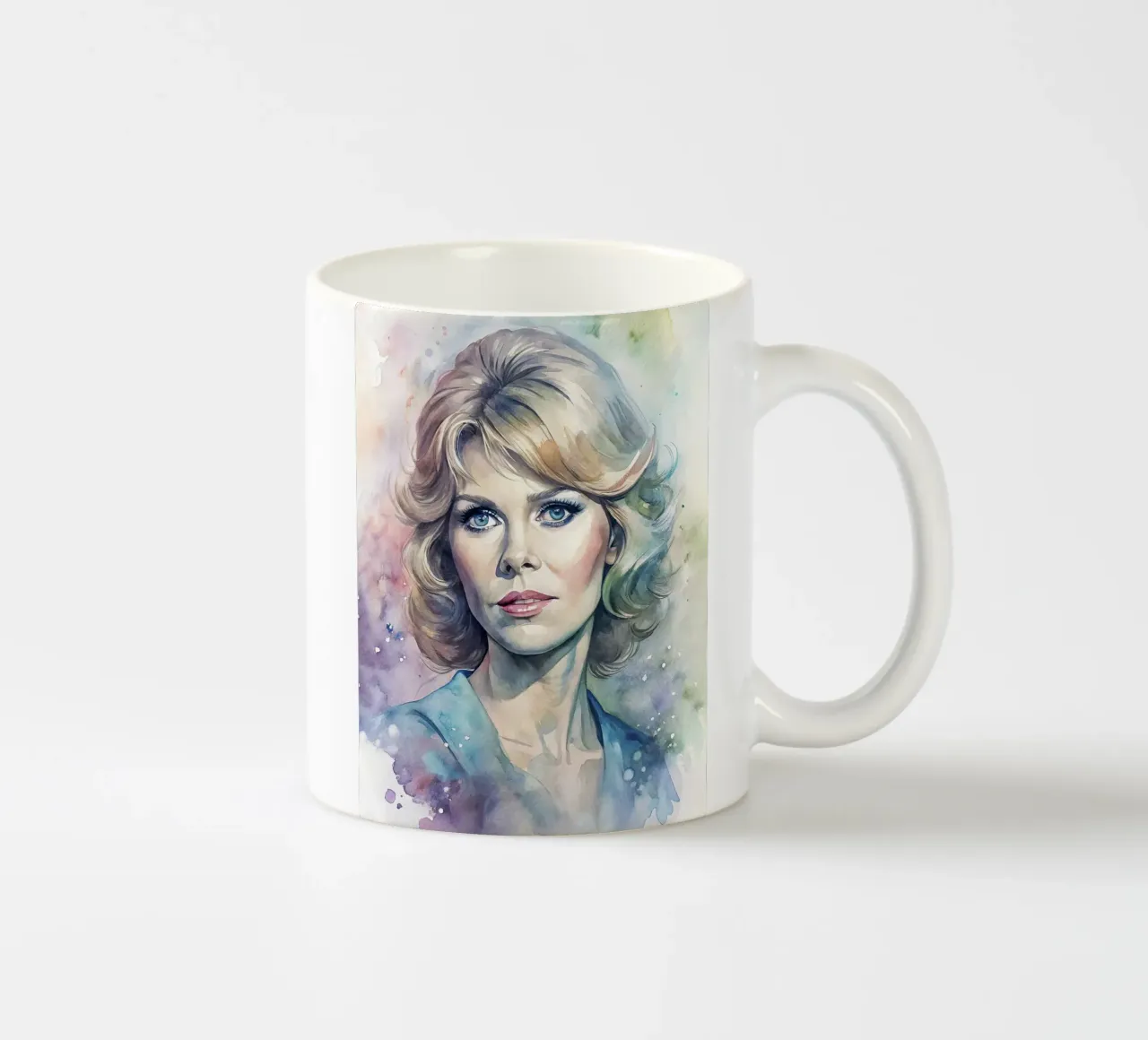 Jane Fonda in watercolor tazza in ceramica da 🎁 ARTVI-SHOP