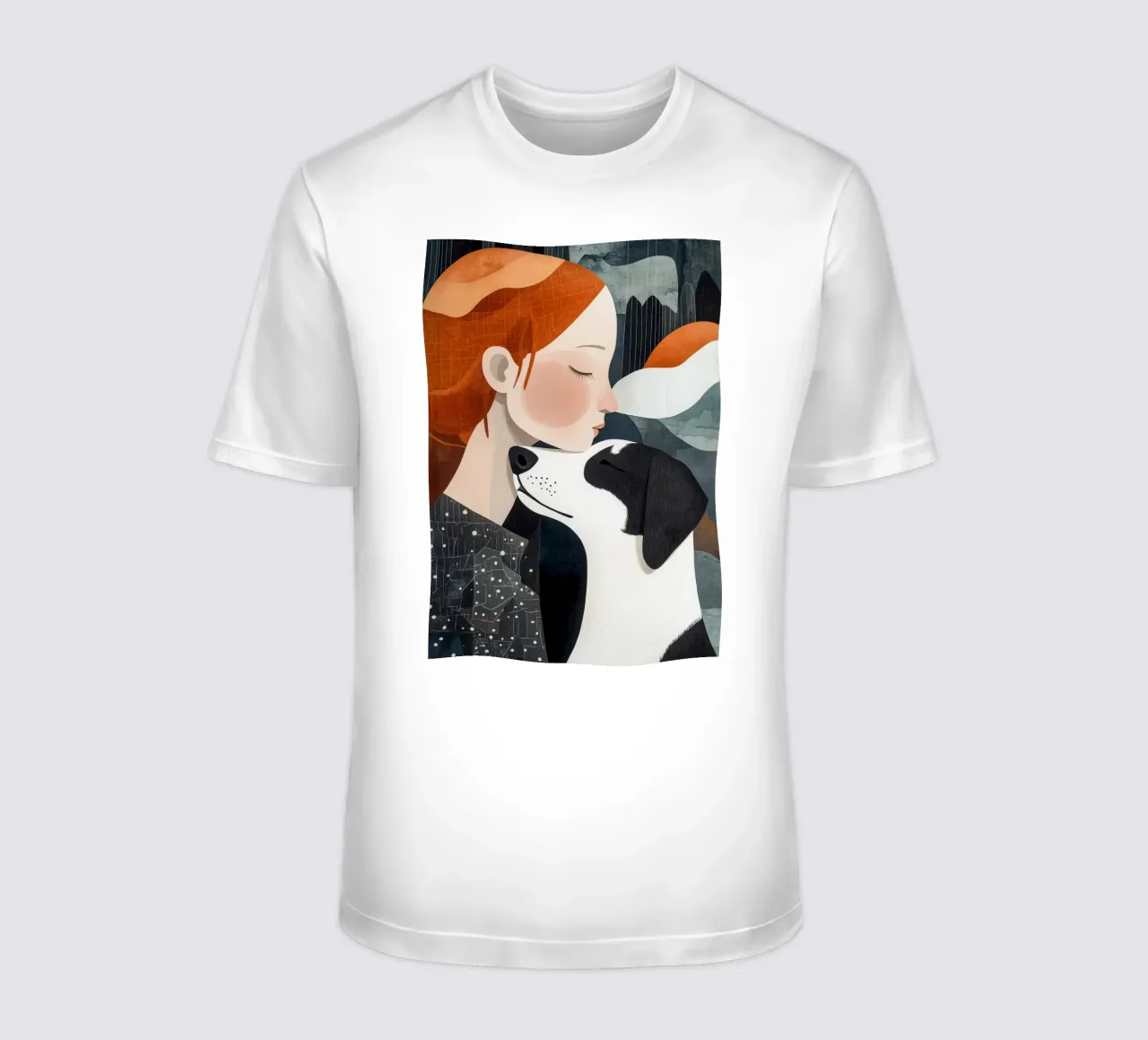 Ti amo cane t-shirt da Justyna Jaszke JBJart