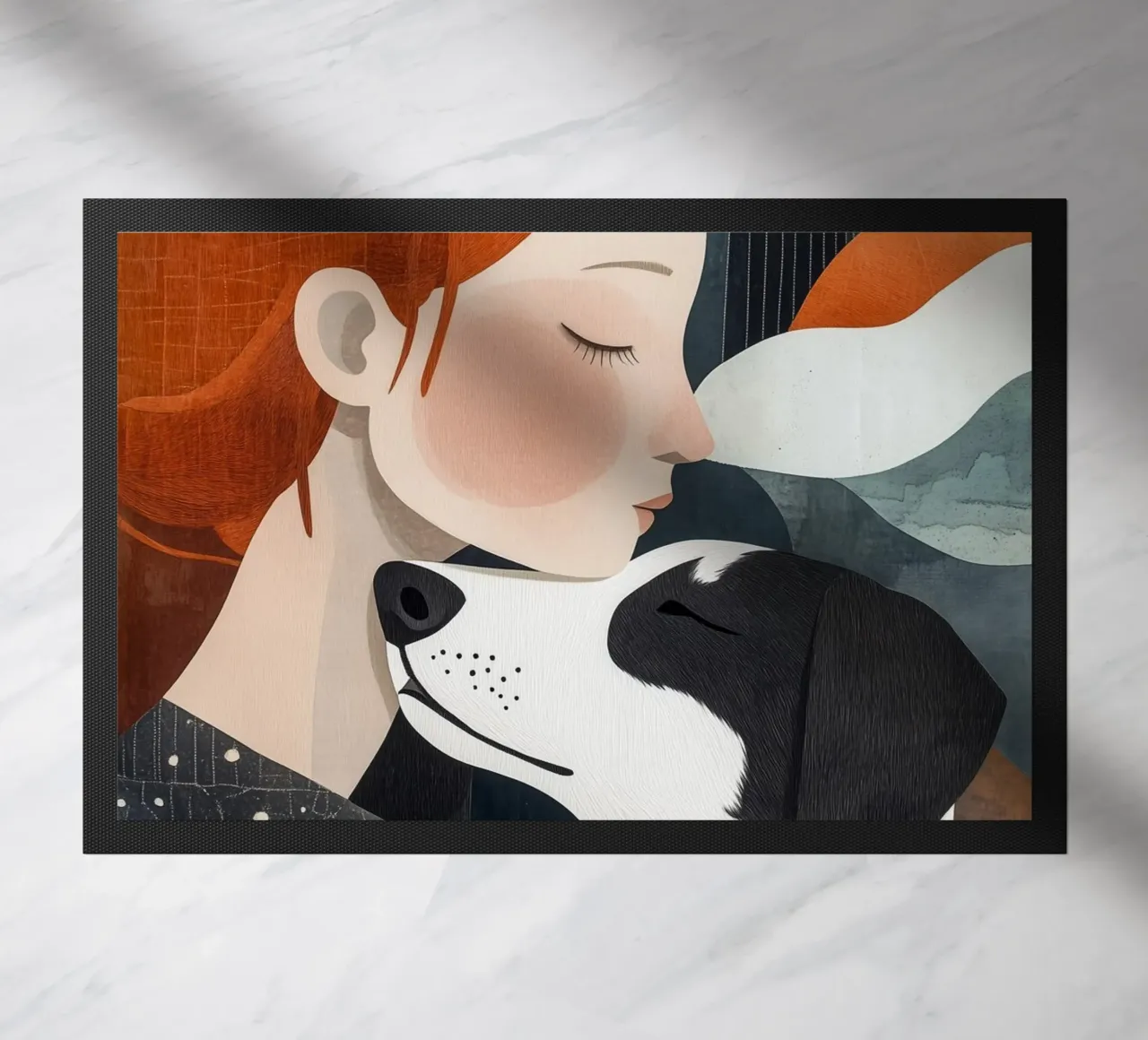 Ti amo cane zerbino da Justyna Jaszke JBJart