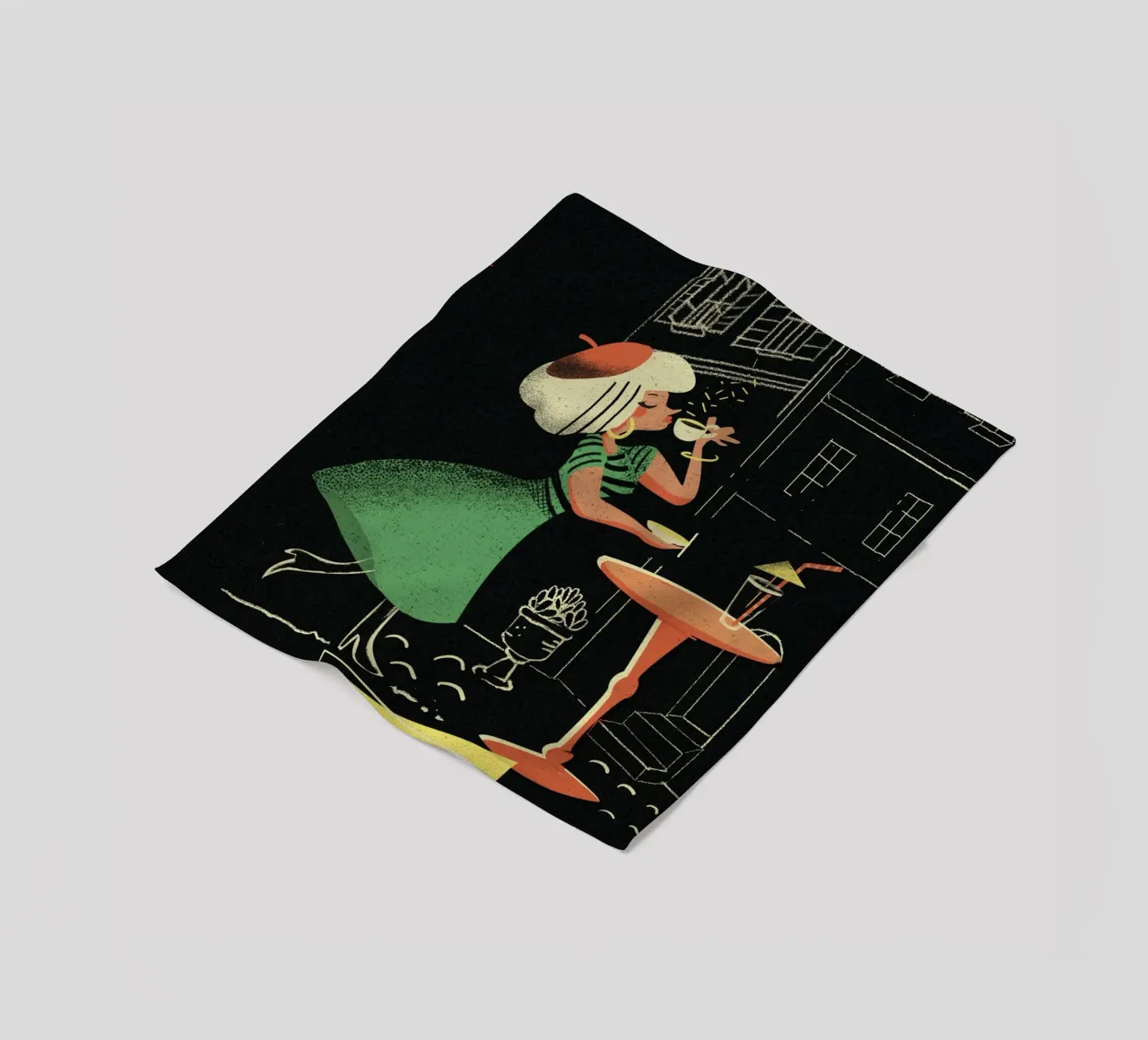 Snijden fleecedeken van FoxDevilWild