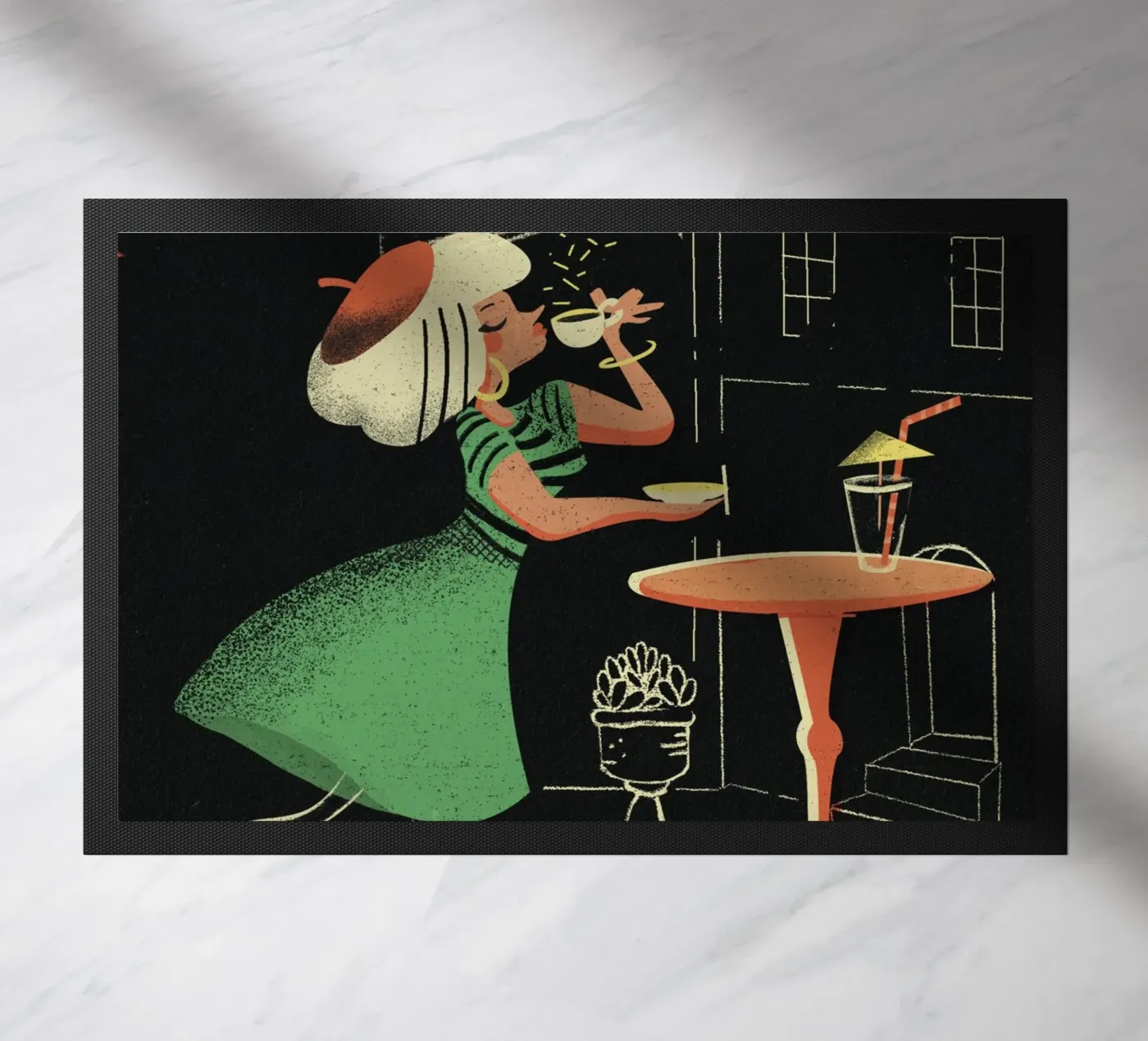 Cut doormat by FoxDevilWild