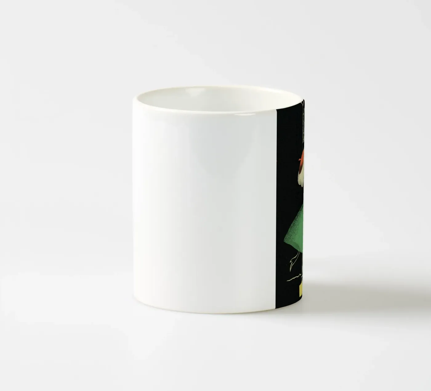 Cut ceramic mug by FoxDevilWild