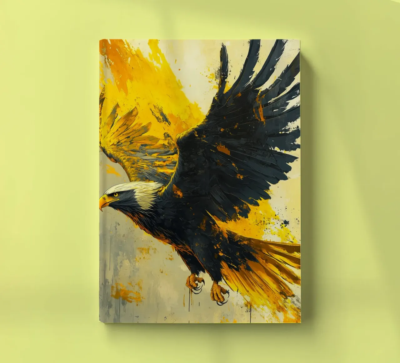 Aigle oiseau animal art carnet de notes de Justyna Jaszke JBJart