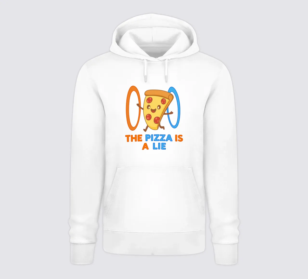 La pizza è una bugia felpa con cappuccio da Loobs