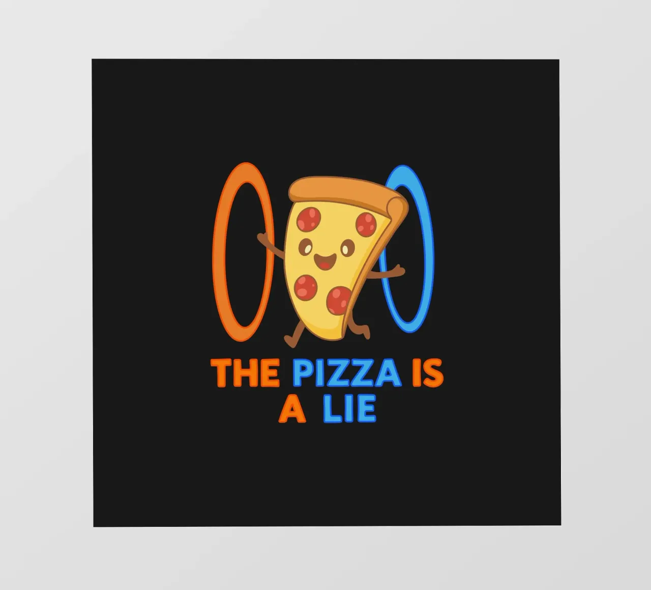 La pizza è una bugia telo in pvc da Loobs