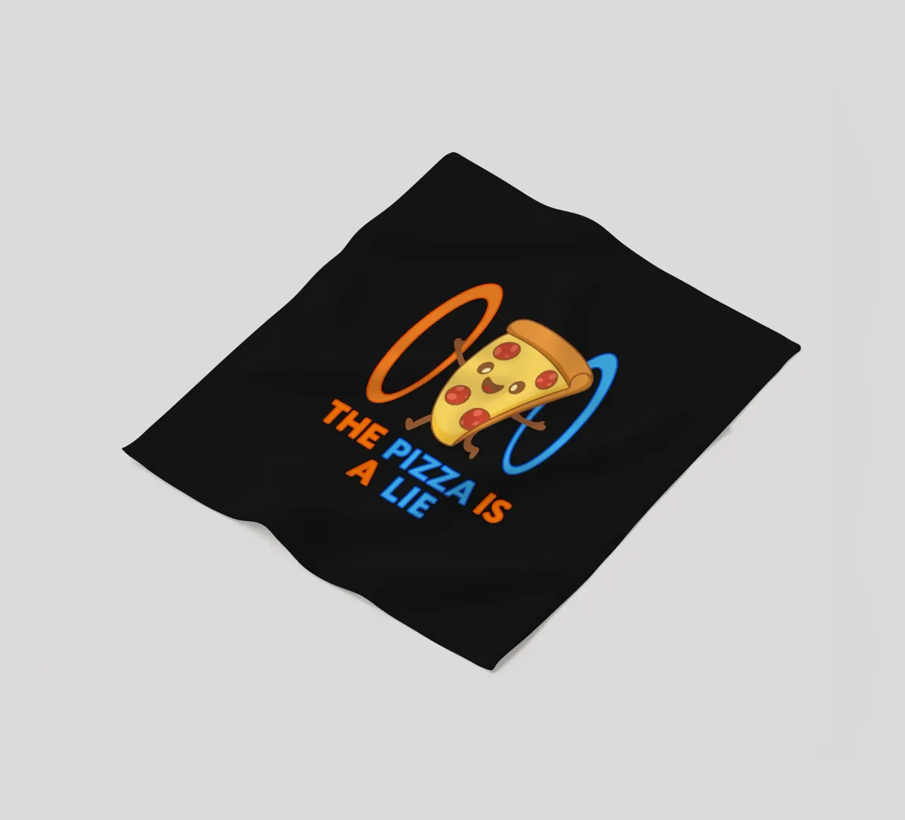 La pizza è una bugia coperta in pile da Loobs