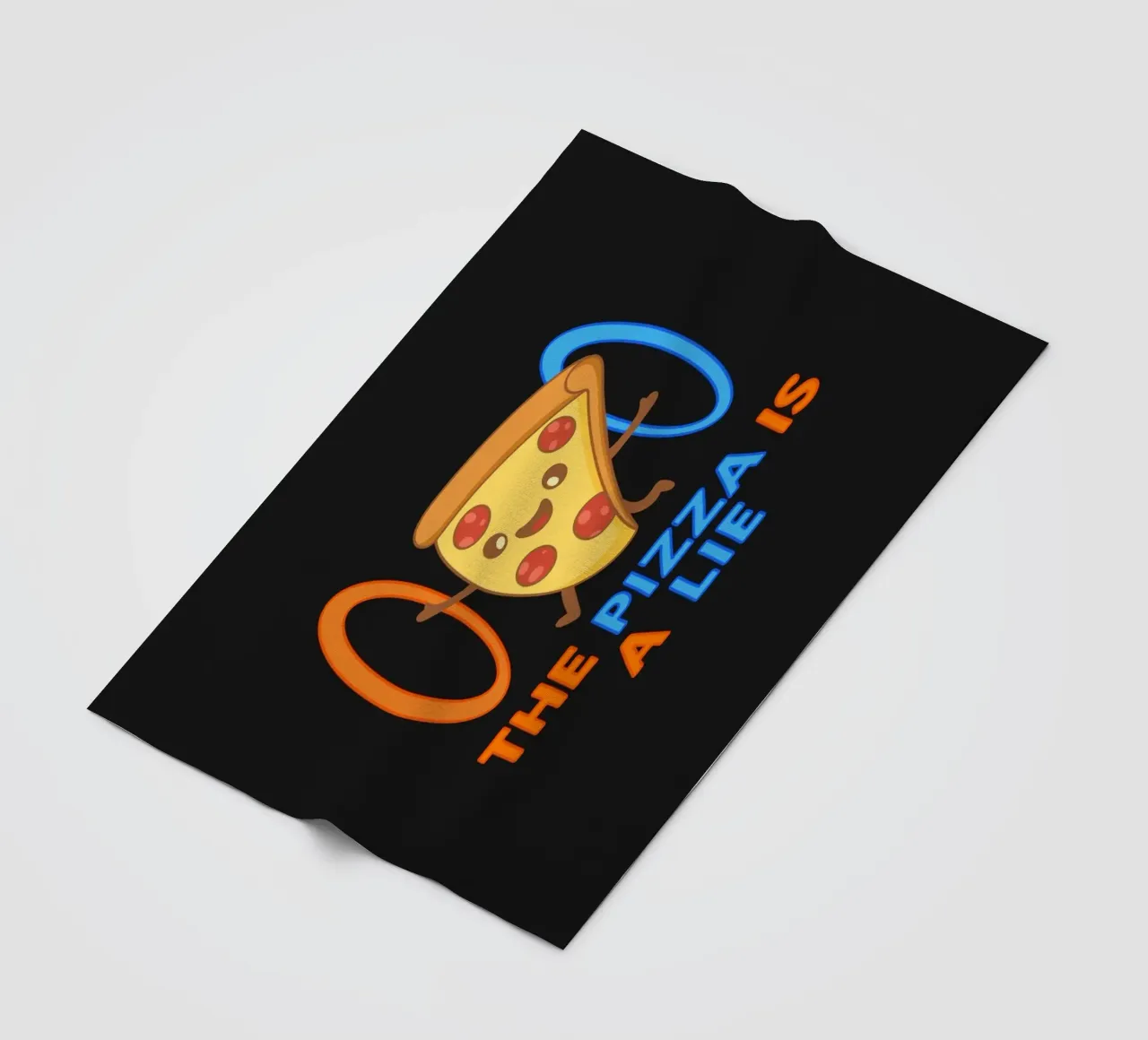 La pizza è una bugia coperta in pile da Loobs