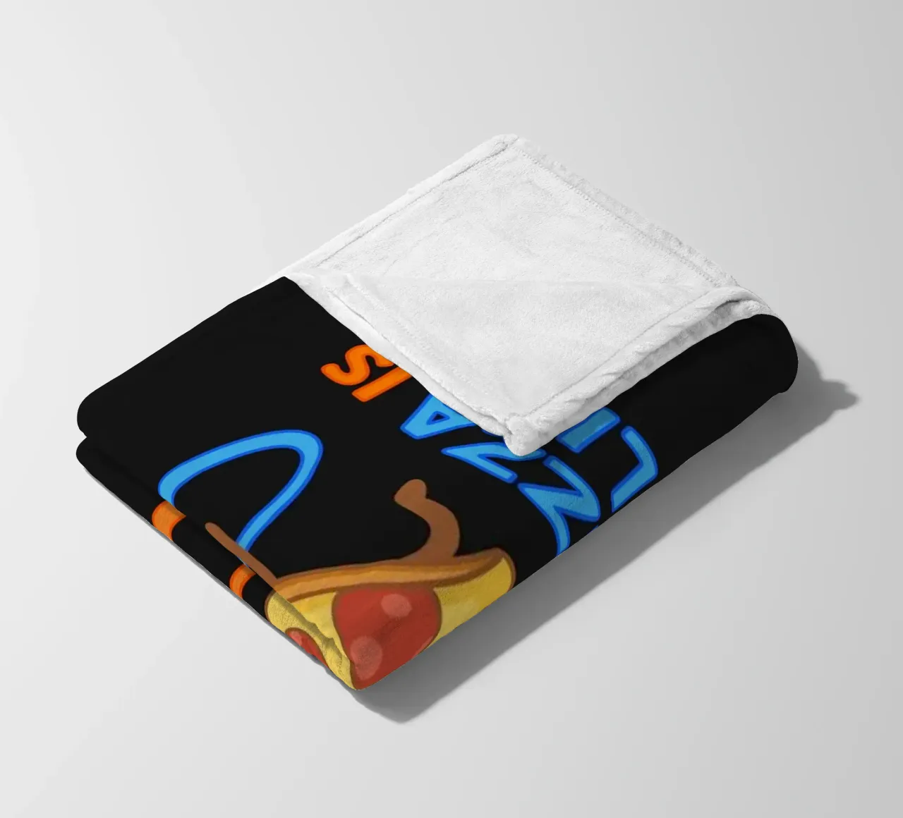 La pizza è una bugia coperta in pile da Loobs