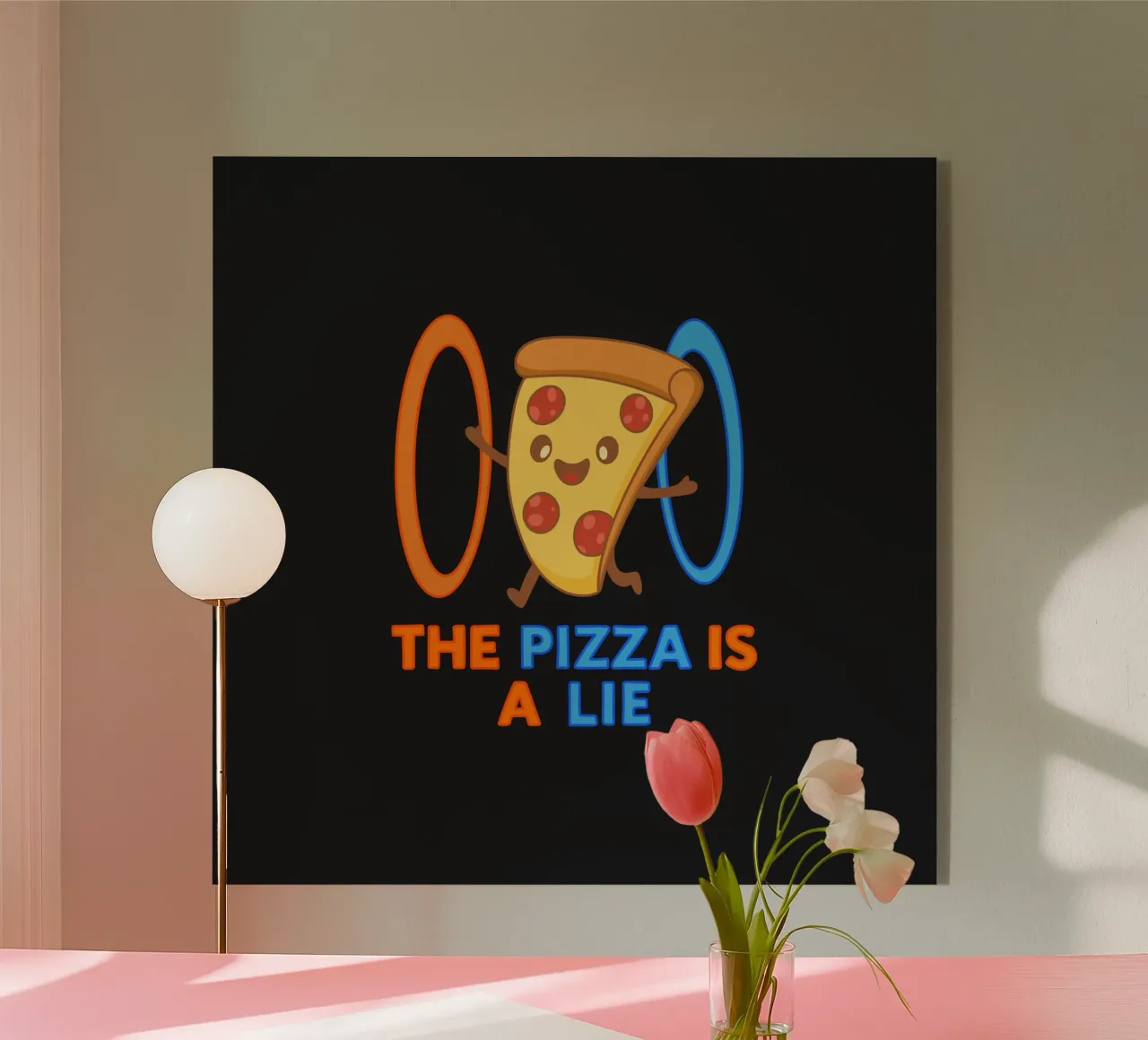 La pizza è una bugia plexiglass da Loobs