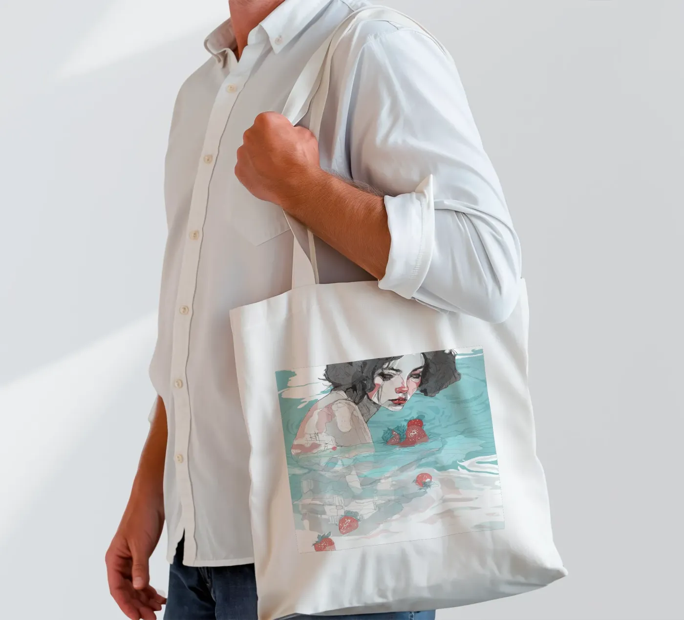 separation tote bag by Giulio Iurissevich