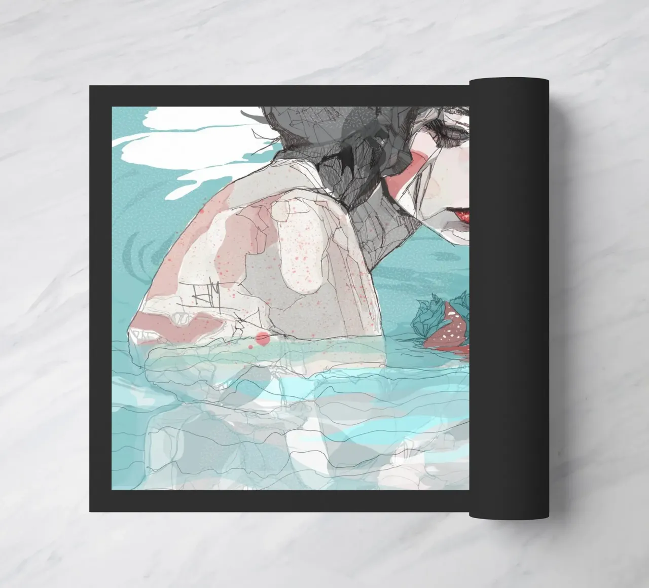 scheiding deurmat van Giulio Iurissevich