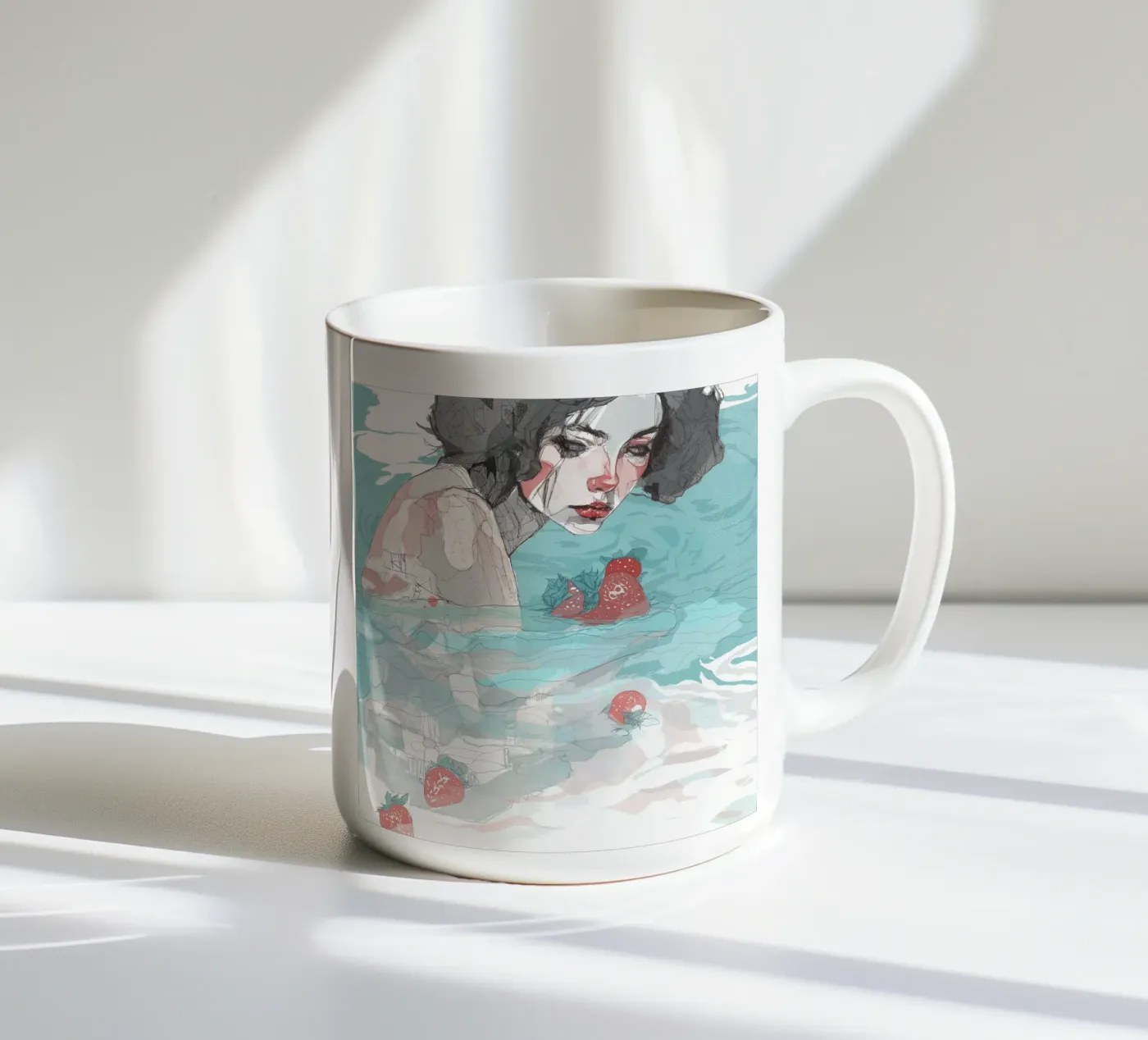 separation ceramic mug by Giulio Iurissevich