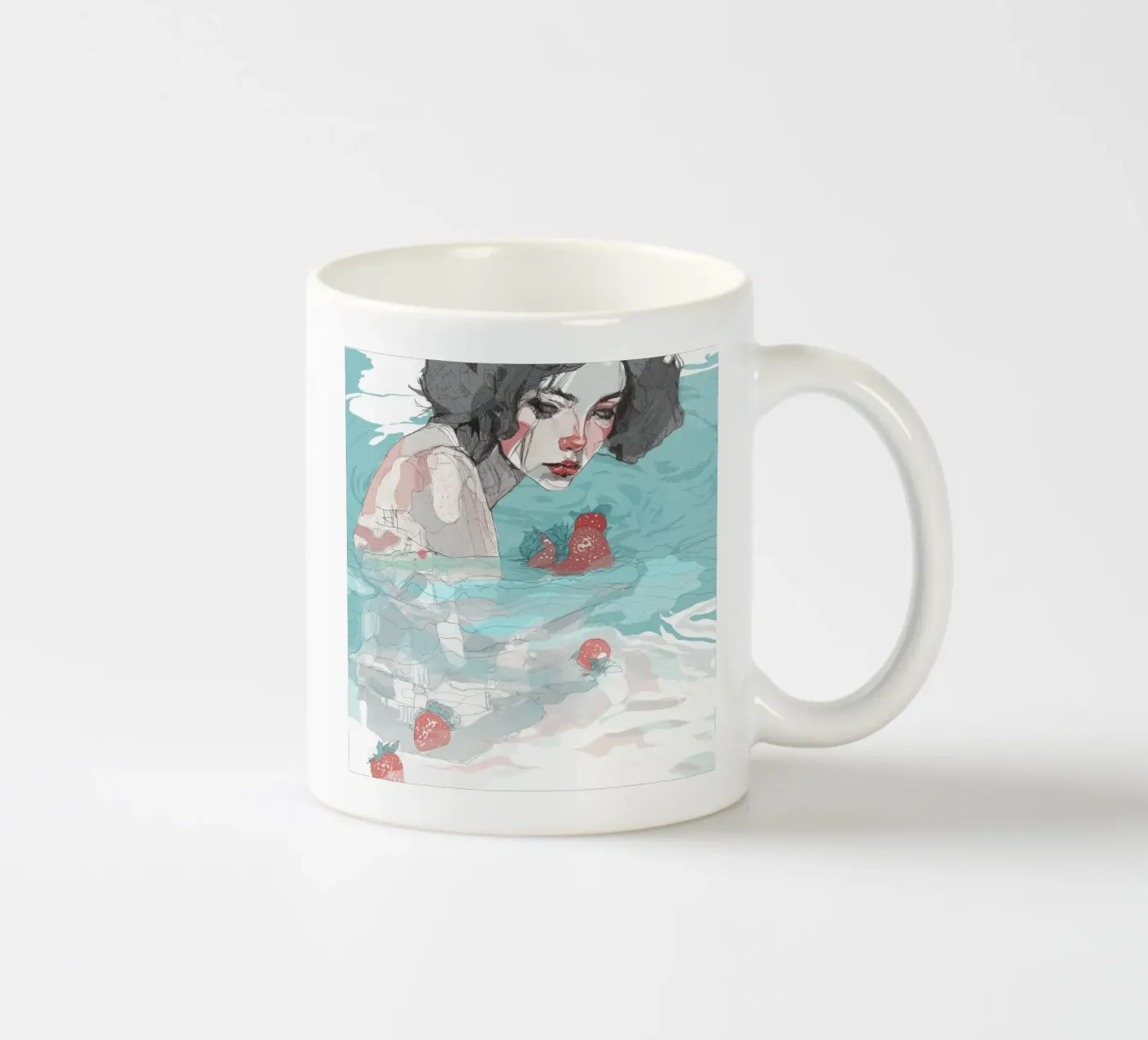 separation ceramic mug by Giulio Iurissevich