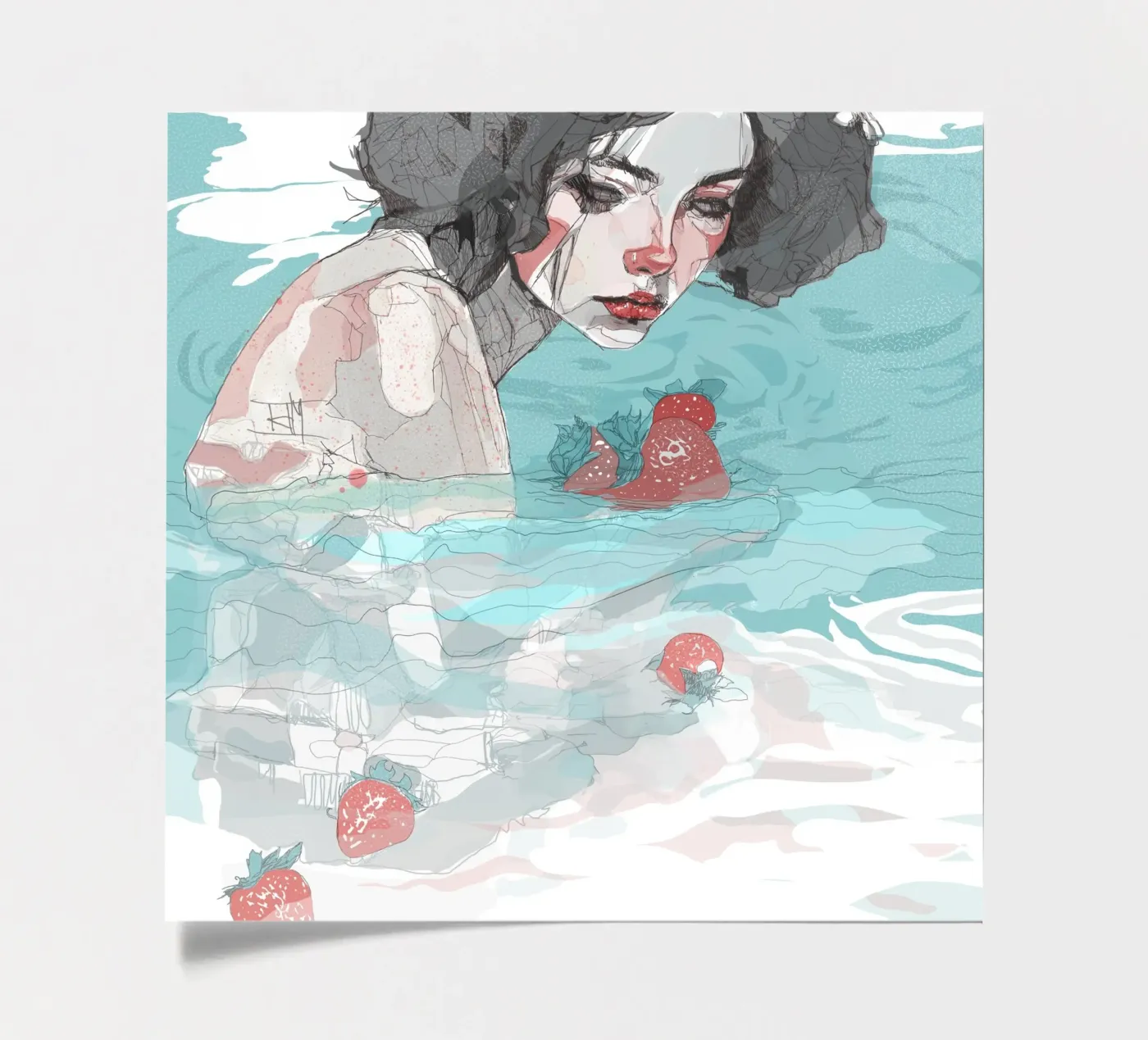 Trennung Stickerbogen von Giulio Iurissevich