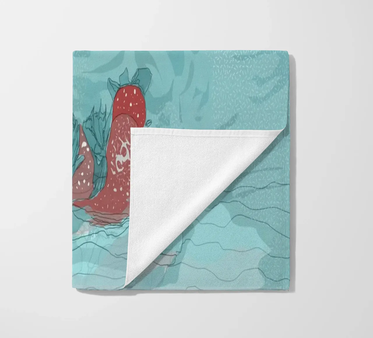 separation beach towel by Giulio Iurissevich