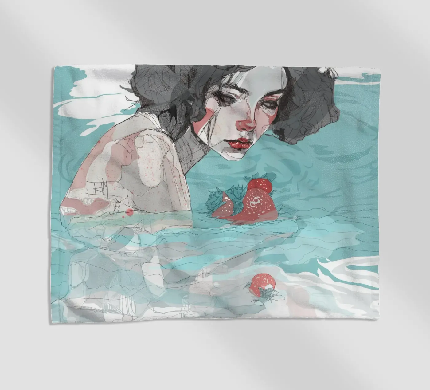 scheiding strandhanddoek van Giulio Iurissevich