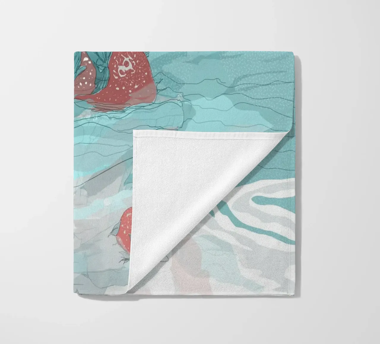 separation beach towel by Giulio Iurissevich
