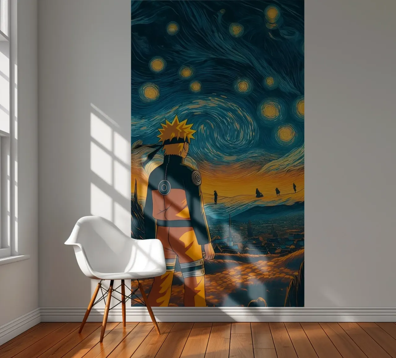 Ninja in night photo wallpaper by Waylons Studio