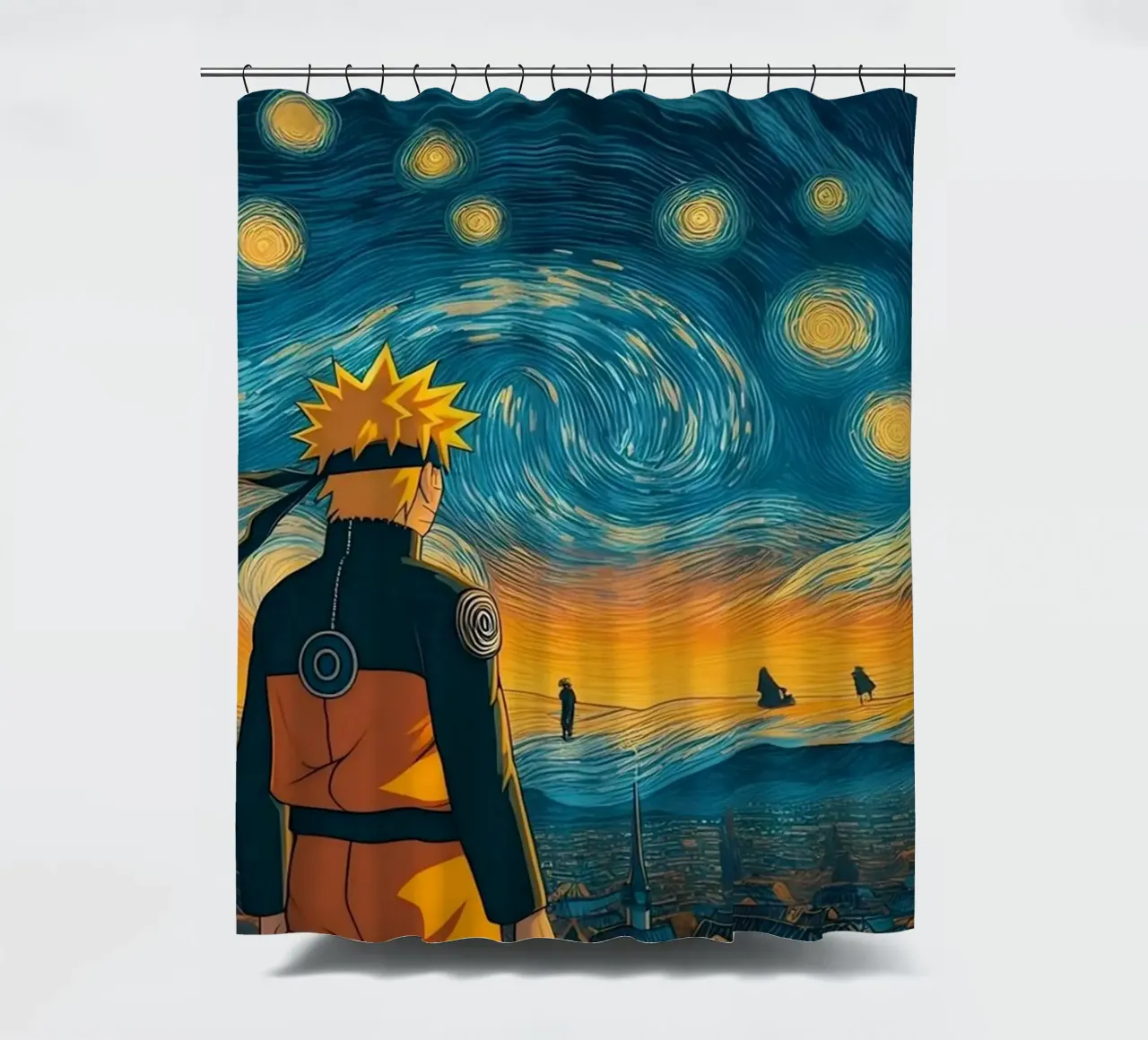 Ninja di notte tenda da doccia da Waylons Studio